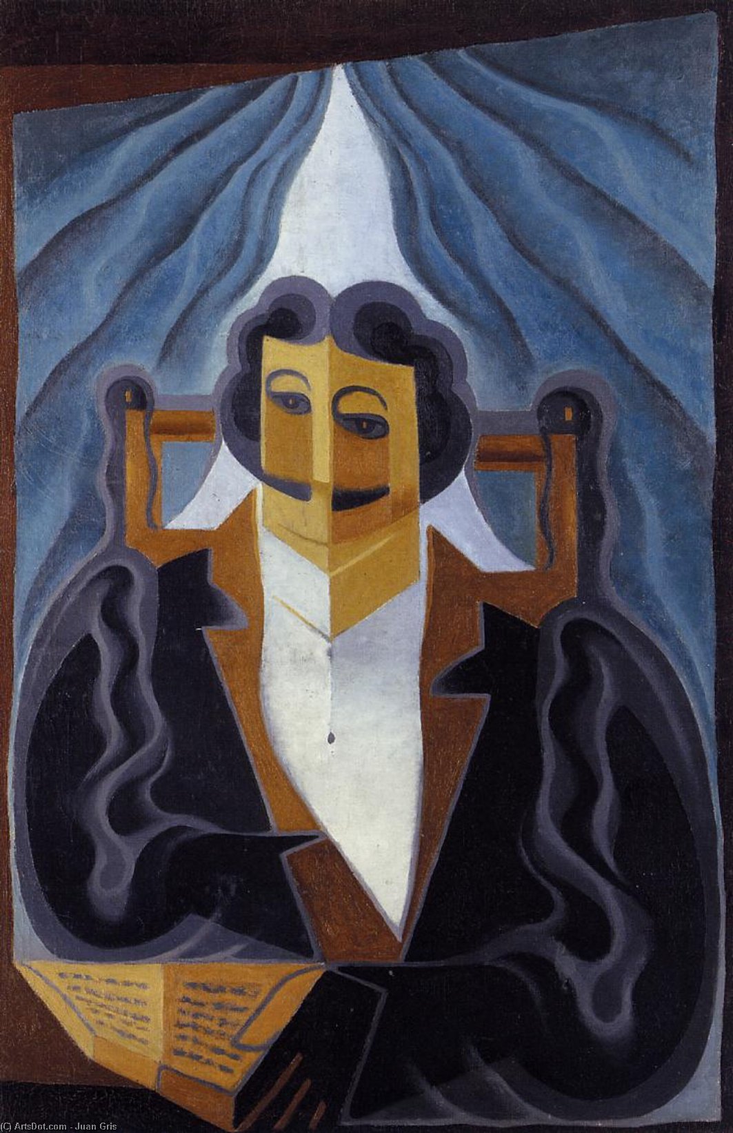 Order Oil Painting Replica Portrait of a Man, 1923 by Juan Gris (1887-1927, Spain) | ArtsDot.com
