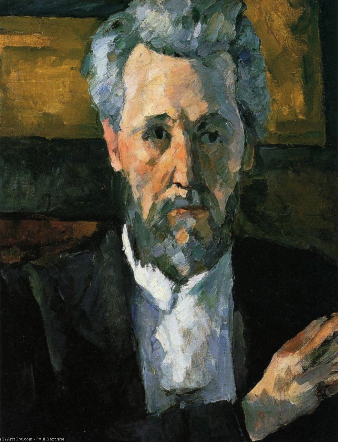 Buy Museum Art Reproductions Portrait of Victor Chocquet, 1877 by Paul Cezanne (1839-1906, France) | ArtsDot.com