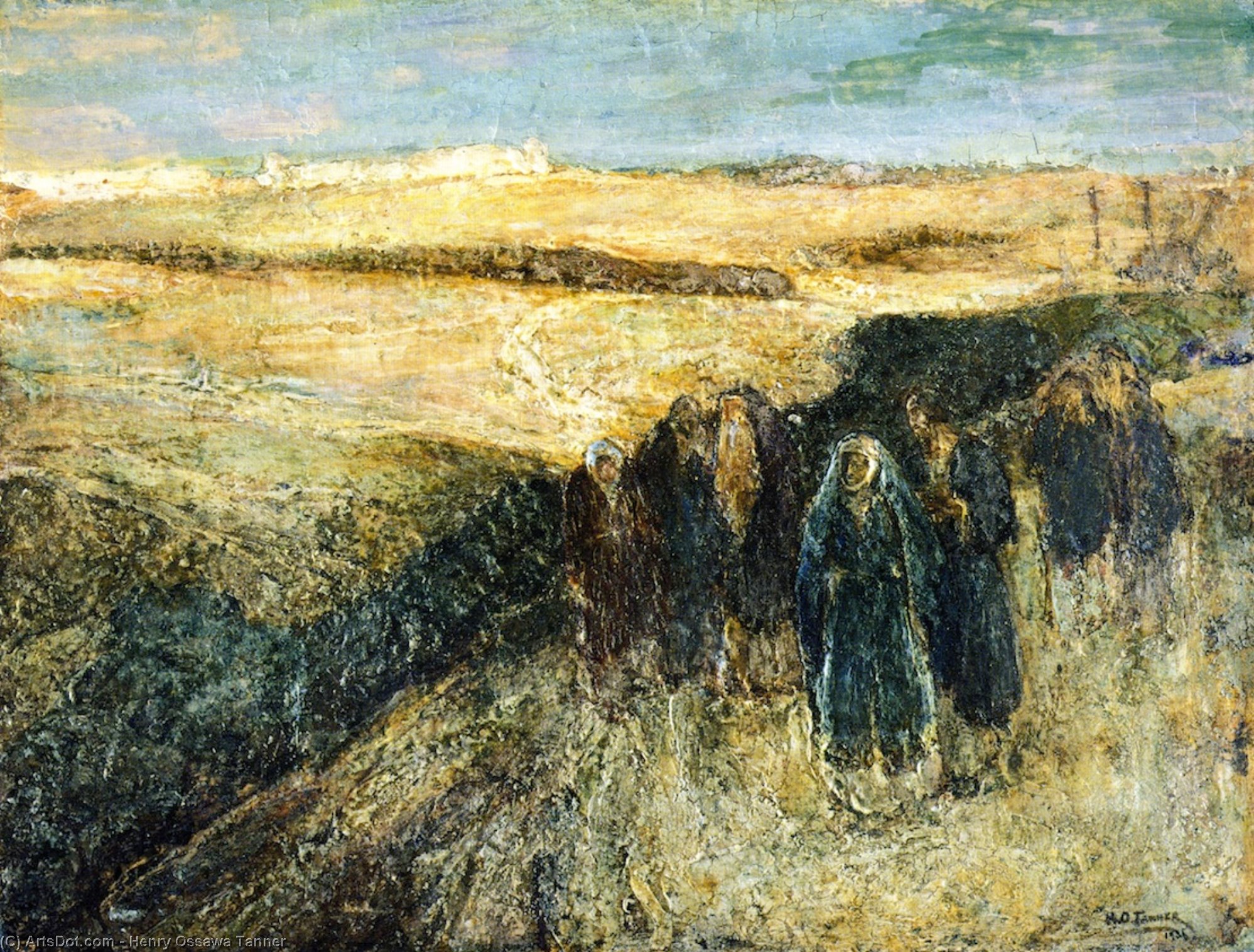 Order Oil Painting Replica Return from the Crucifixion, 1936 by Henry Ossawa Tanner (1859-1937, United States) | ArtsDot.com