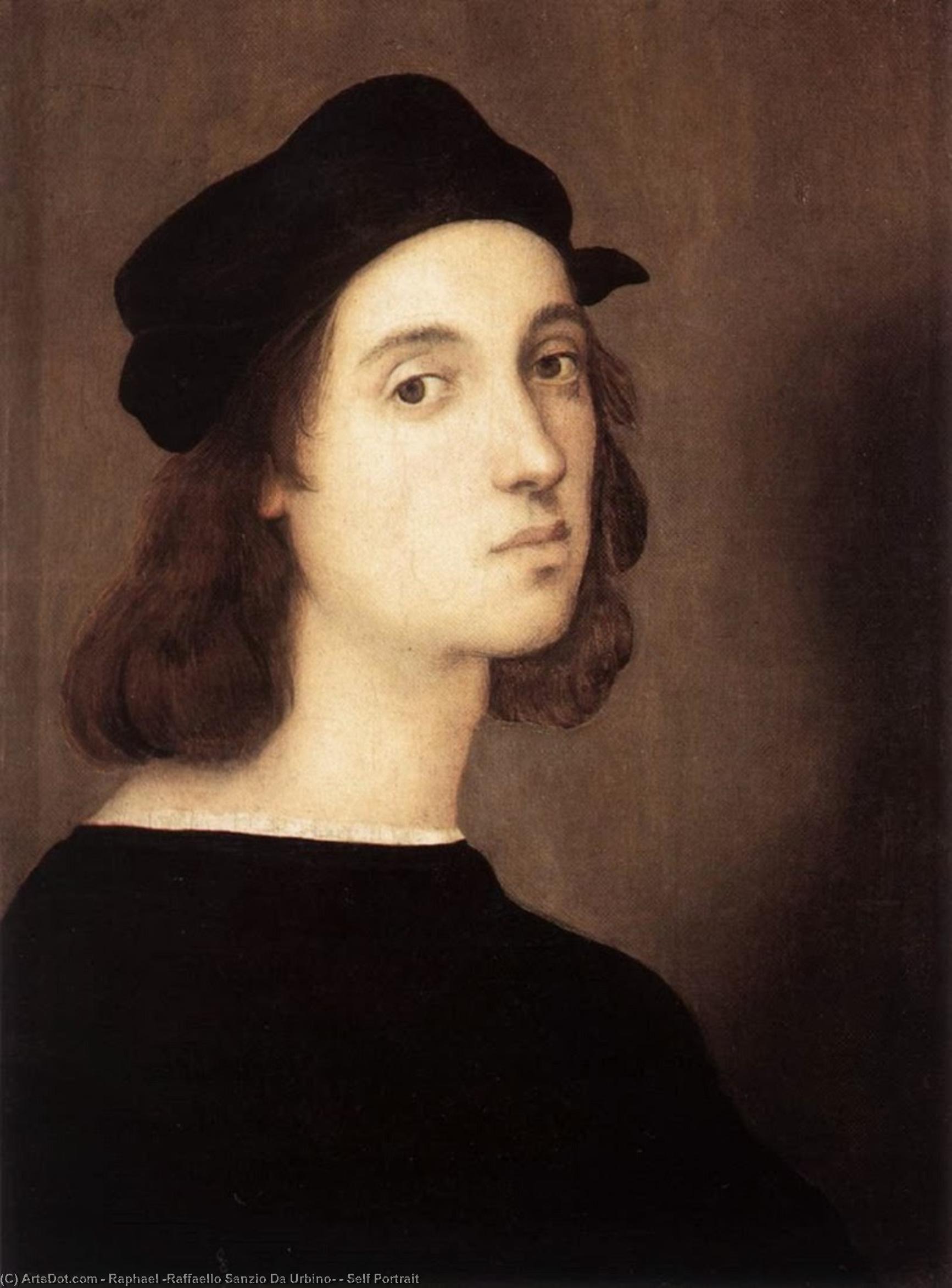 Order Oil Painting Replica Self Portrait, 1506 by Raphael (Raffaello Sanzio Da Urbino) (1483-1520, Italy) | ArtsDot.com