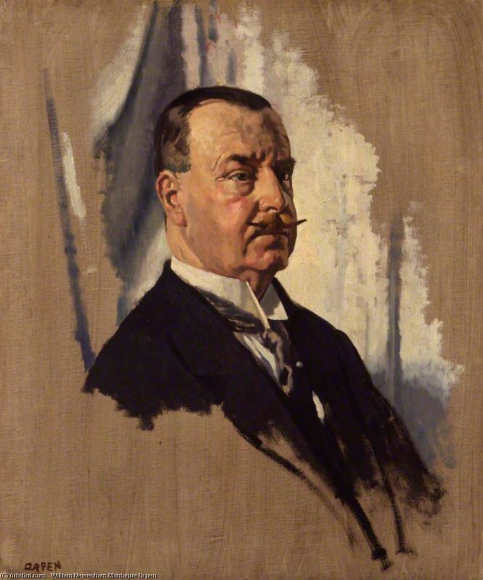 Order Oil Painting Replica Sir Joseph George Ward by William Newenham Montague Orpen | ArtsDot.com