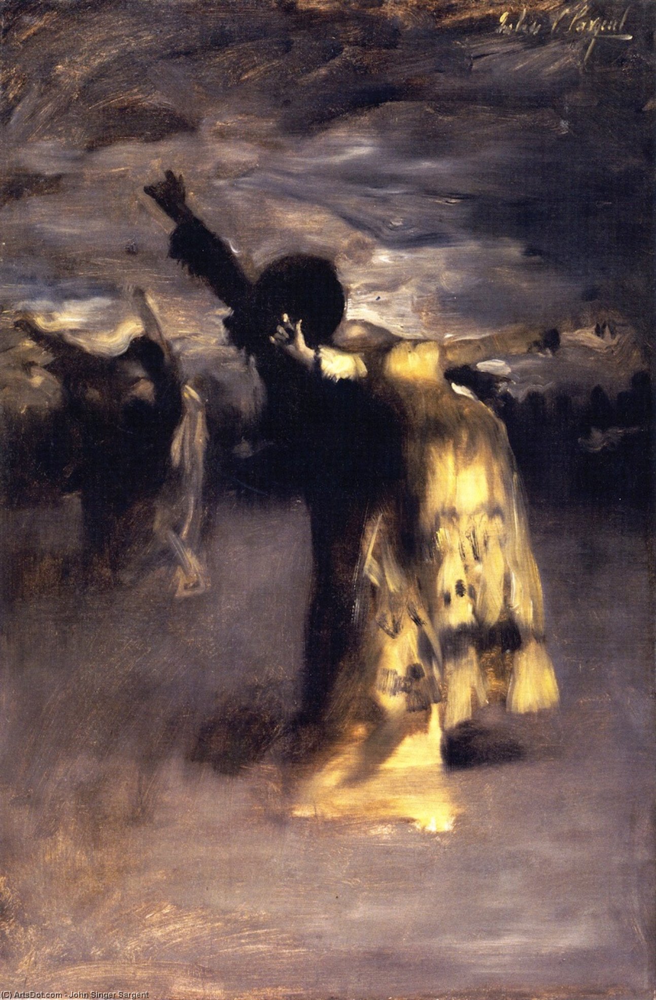 Order Art Reproductions Spanish Dancer (study), 1879 by John Singer Sargent (1856-1925, Italy) | ArtsDot.com