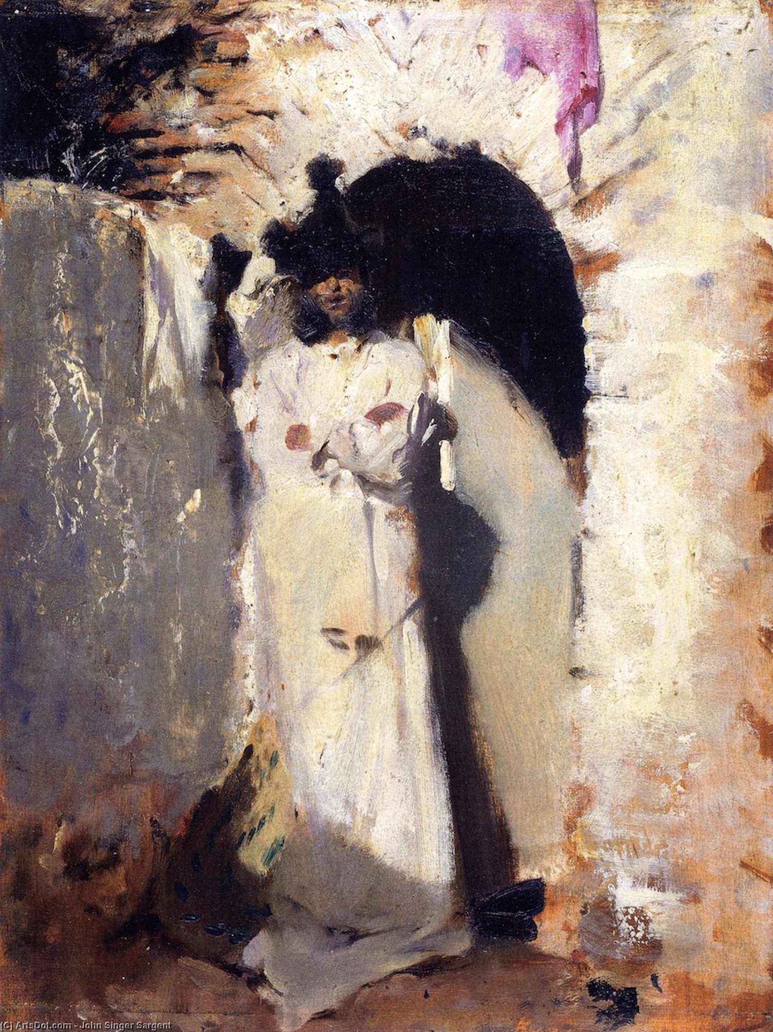 Order Oil Painting Replica A Spanish Figure (also known as Landscape with Hills), 1879 by John Singer Sargent (1856-1925, Italy) | ArtsDot.com