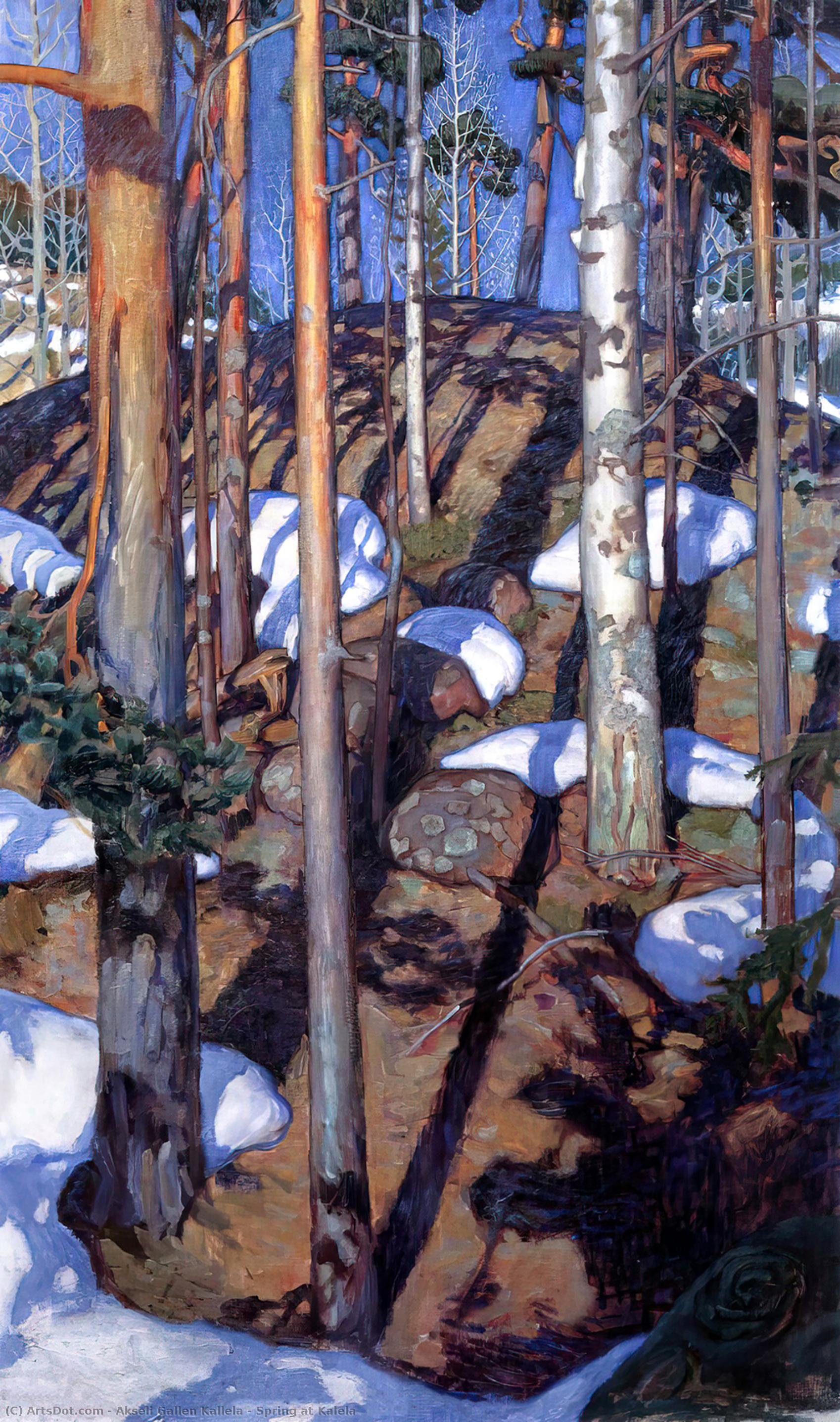 Compra Riproduzioni D'arte Del Museo Primavera a Kalela, 1900 di Akseli Gallen Kallela (1865-1931, Finland) | ArtsDot.com