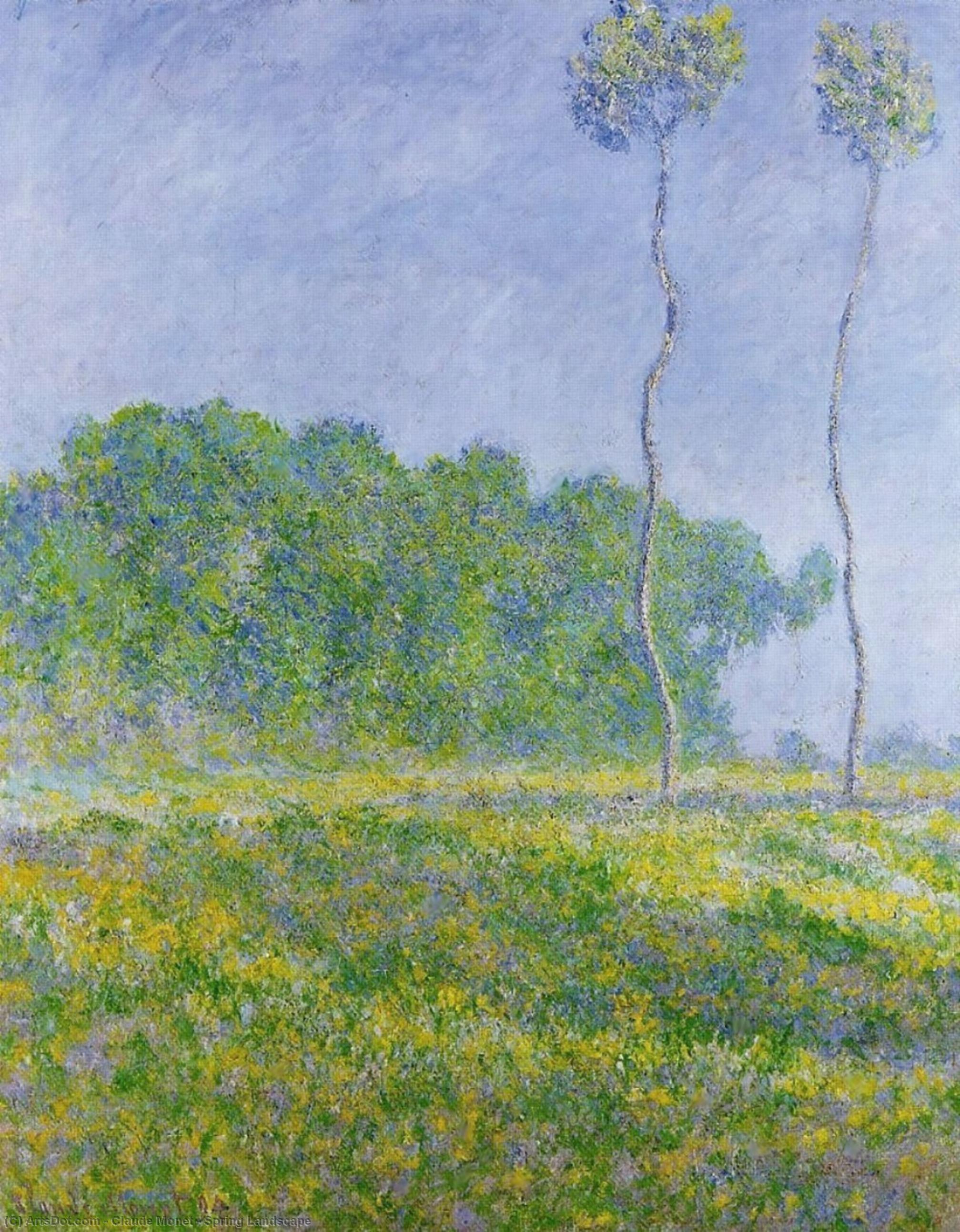 Order Oil Painting Replica Spring Landscape, 1894 by Claude Monet (1840-1926, France) | ArtsDot.com