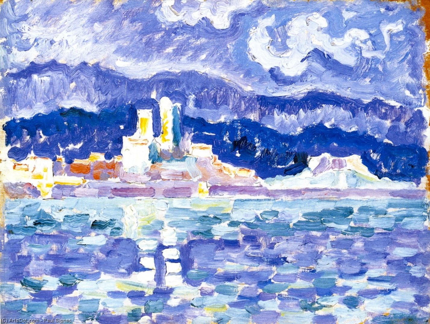 Order Artwork Replica The Storm, Antibes, 1918 by Paul Signac (1863-1935, France) | ArtsDot.com