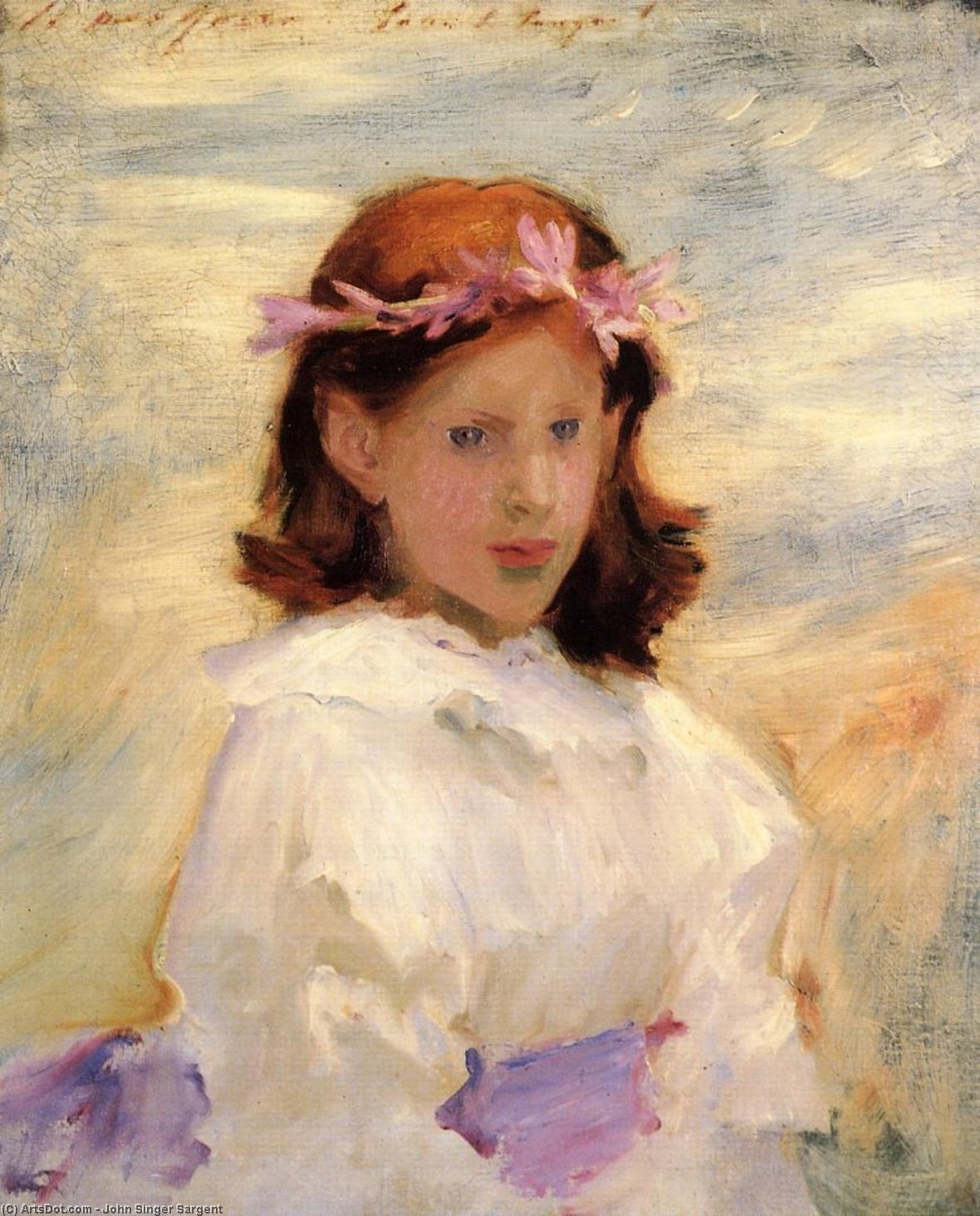 Order Paintings Reproductions Teresa Gosse, 1885 by John Singer Sargent (1856-1925, Italy) | ArtsDot.com