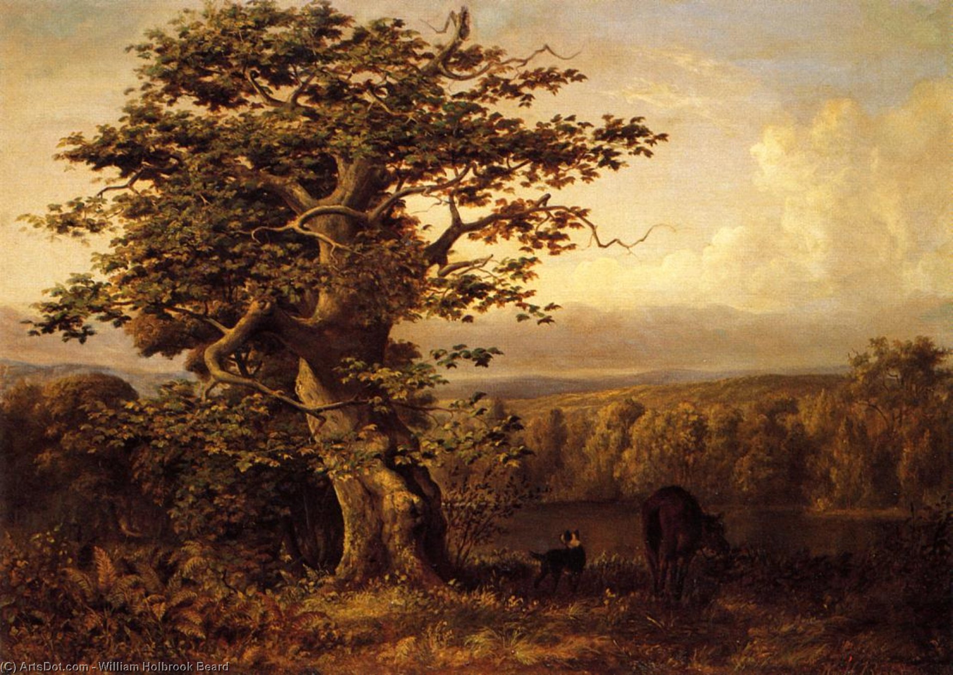 Order Oil Painting Replica A View in Virginia by William Holbrook Beard (1825-1900, United States) | ArtsDot.com