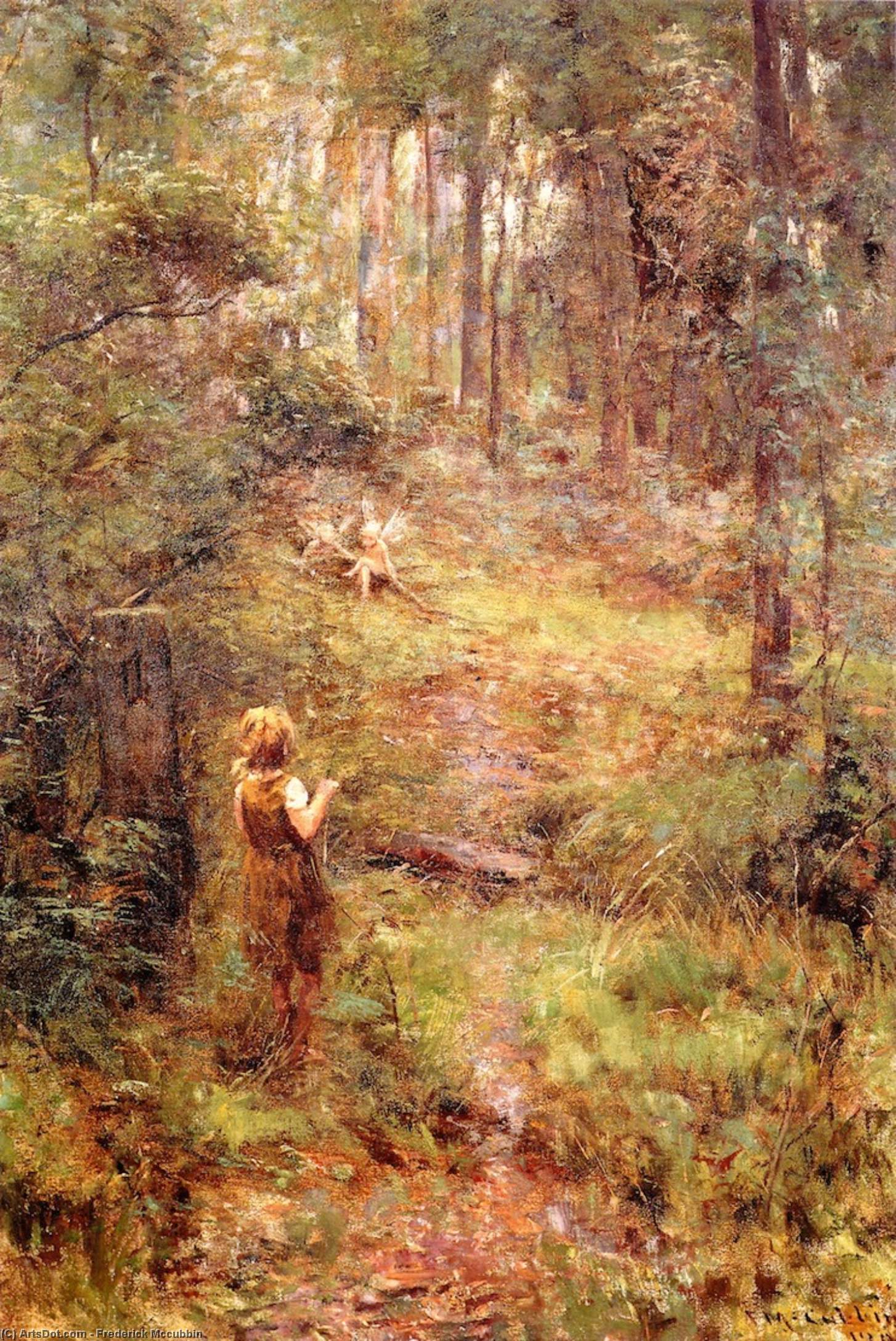 Buy Museum Art Reproductions What the Girl Saw in the Bush, 1904 by Frederick Mccubbin (1855-1917, Australia) | ArtsDot.com