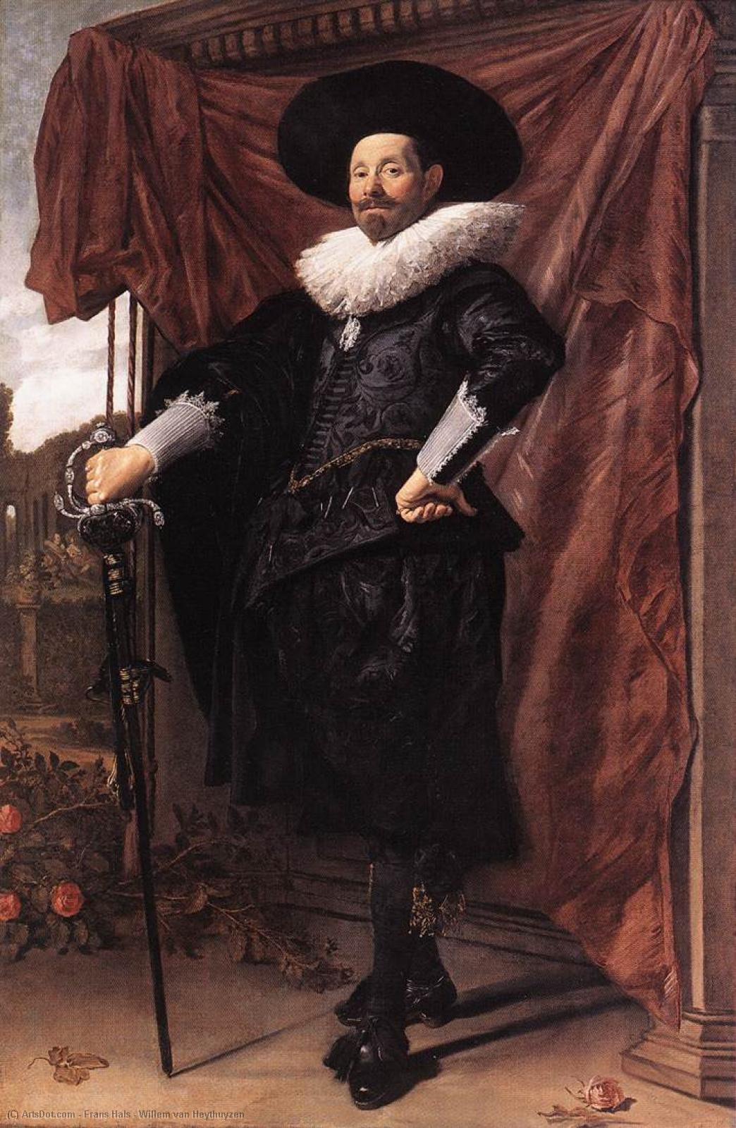 Order Oil Painting Replica Willem van Heythuyzen, 1625 by Frans Hals (1580-1666, Belgium) | ArtsDot.com