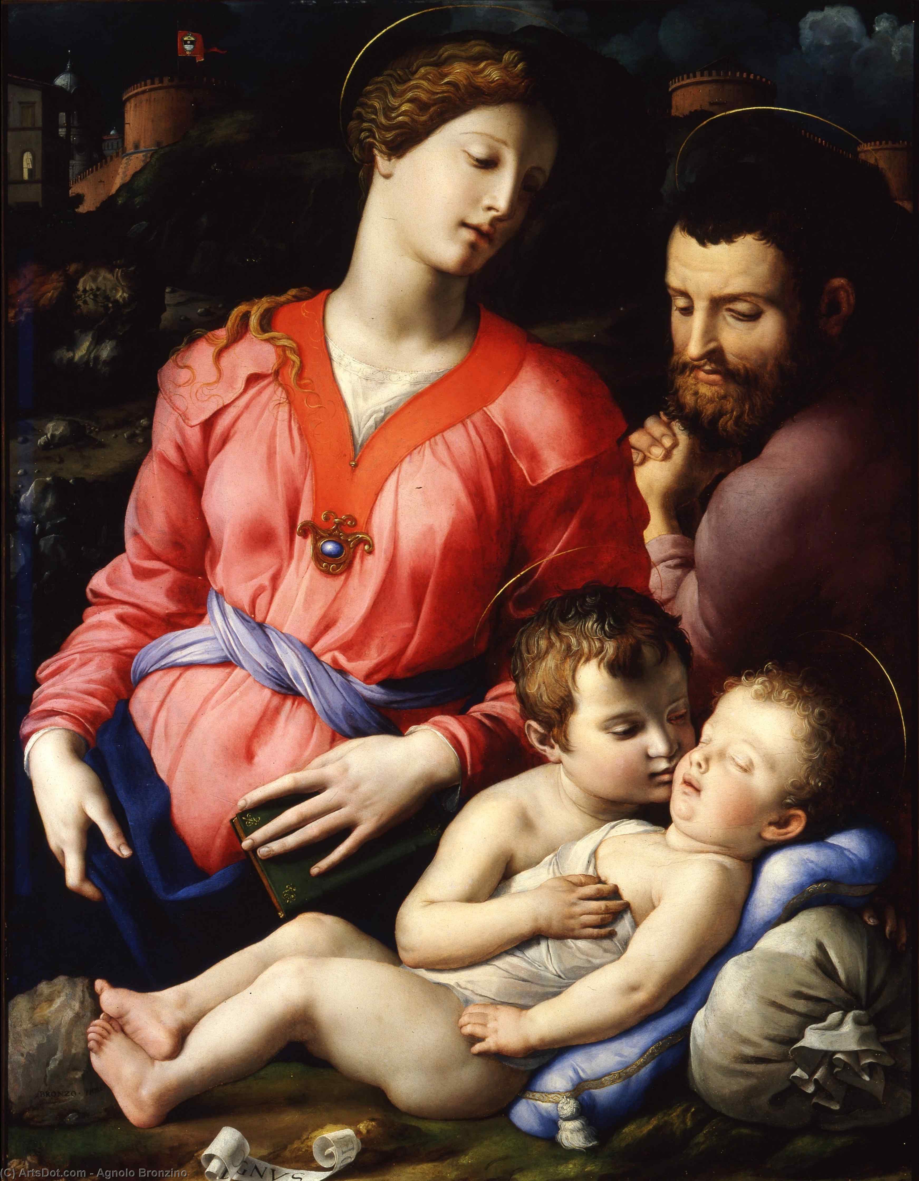 Order Oil Painting Replica The Panciatichi Holy Family, 1540 by Agnolo Bronzino (1503-1572, Italy) | ArtsDot.com