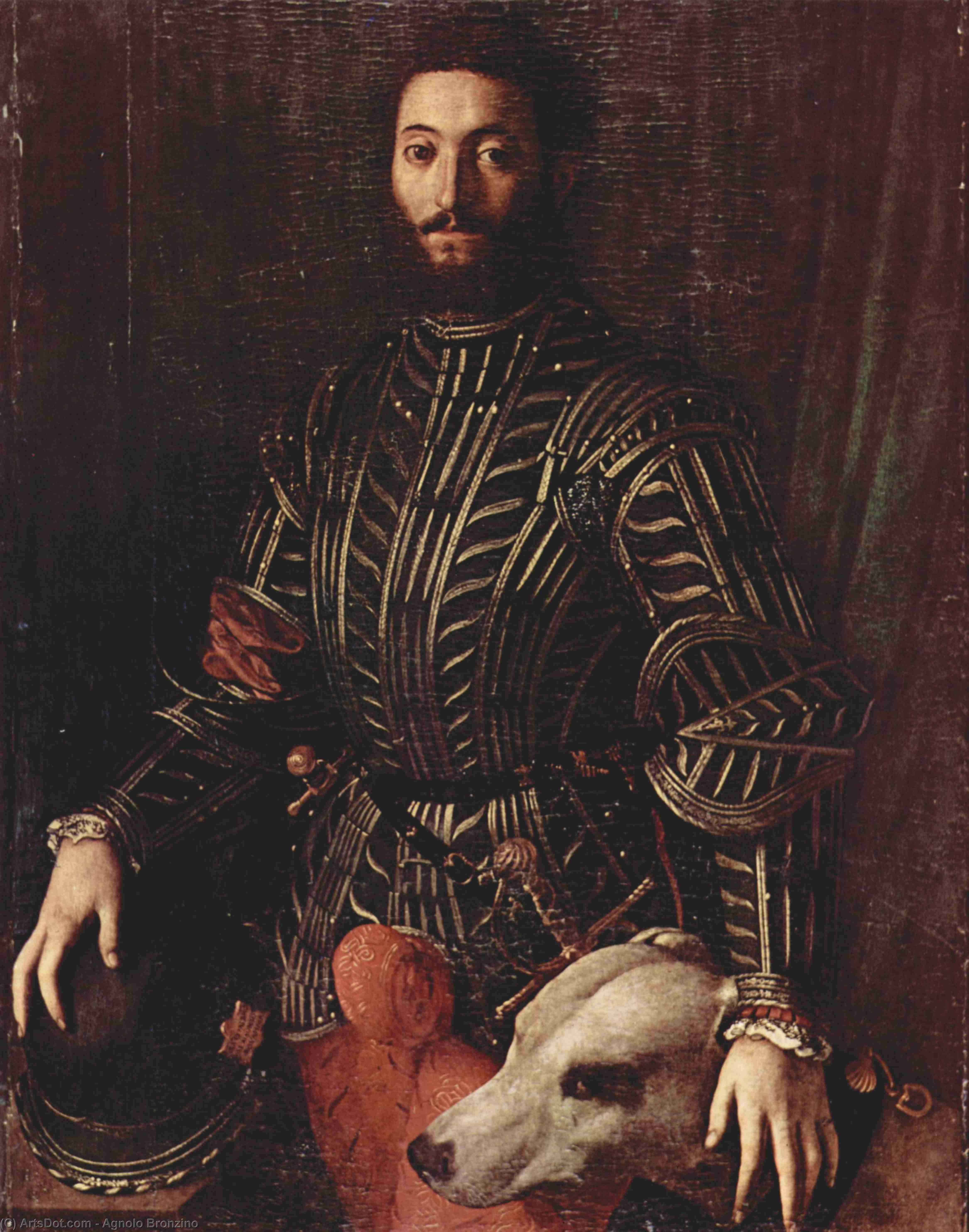 Buy Museum Art Reproductions Portrait of Guidubaldo della Rovere, 1532 by Agnolo Bronzino (1503-1572, Italy) | ArtsDot.com