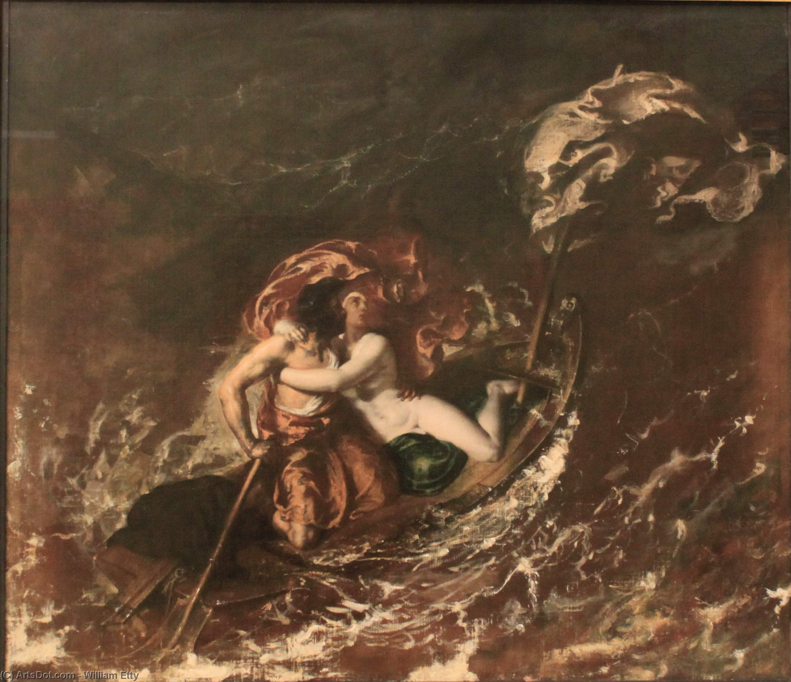 Buy Museum Art Reproductions The Storm by William Etty (1787-1849, United Kingdom) | ArtsDot.com