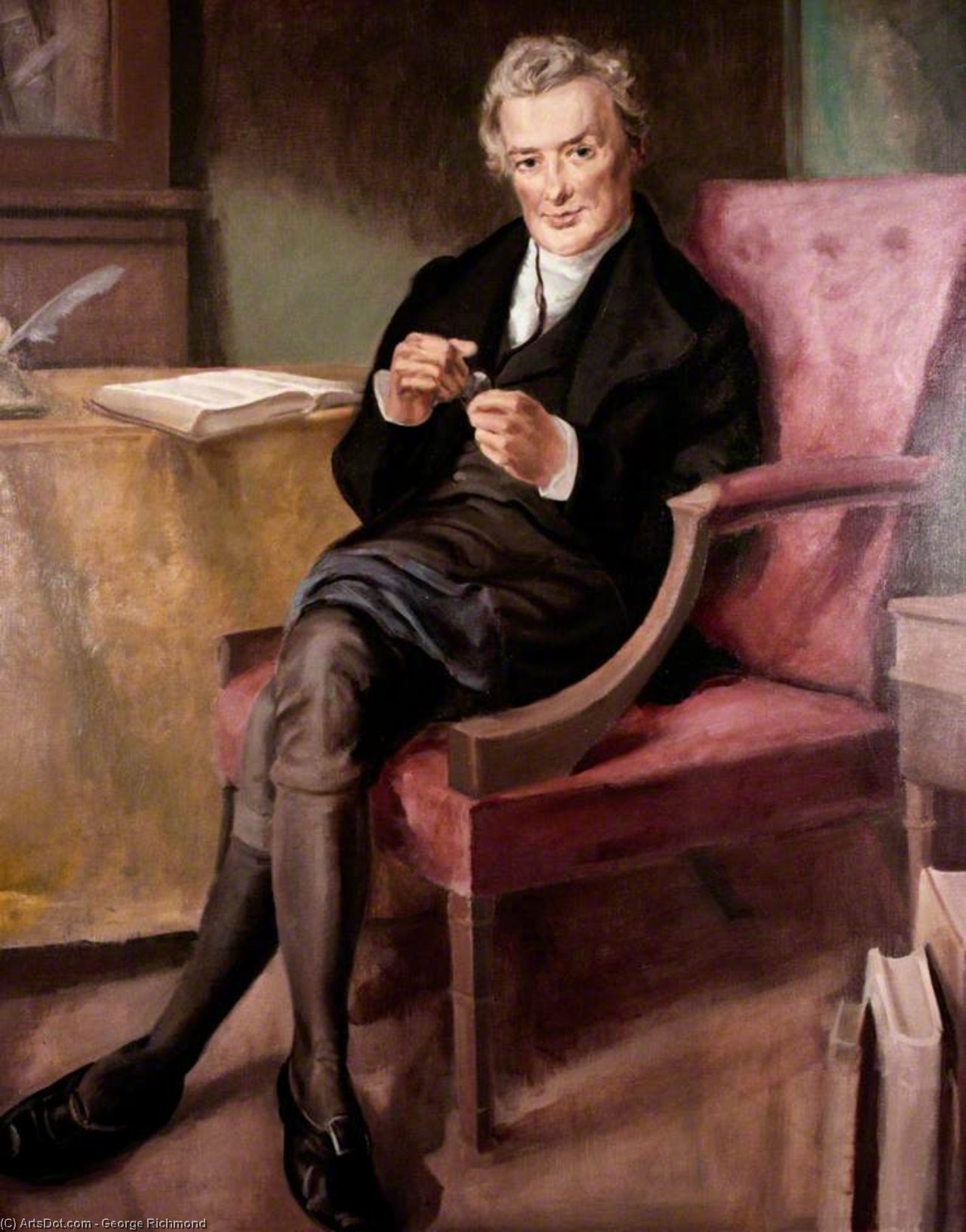 Order Oil Painting Replica William Wilberforce, Mp by George Richmond | ArtsDot.com