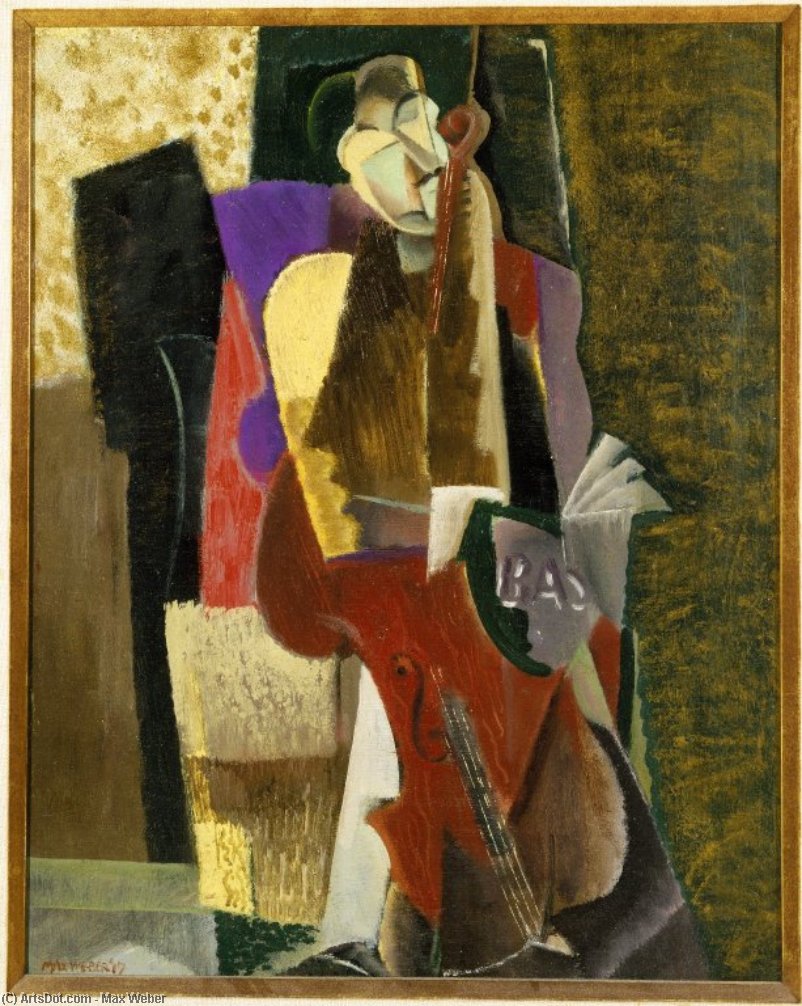 Buy Museum Art Reproductions The Cellist by Max Weber (Inspired By) (1881-1961, Poland) | ArtsDot.com