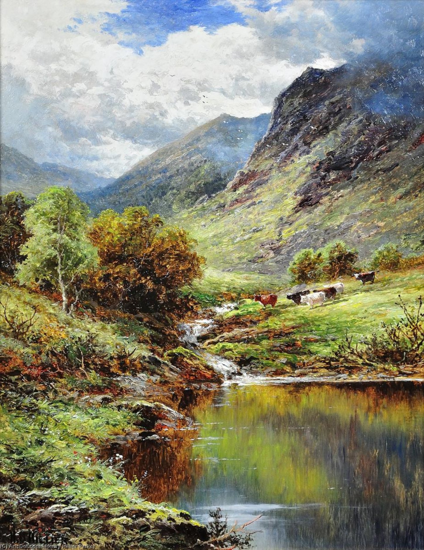 Buy Museum Art Reproductions Loch Etive, Argyllshire by Henry Hillier Parker (1858-1930, United Kingdom) | ArtsDot.com
