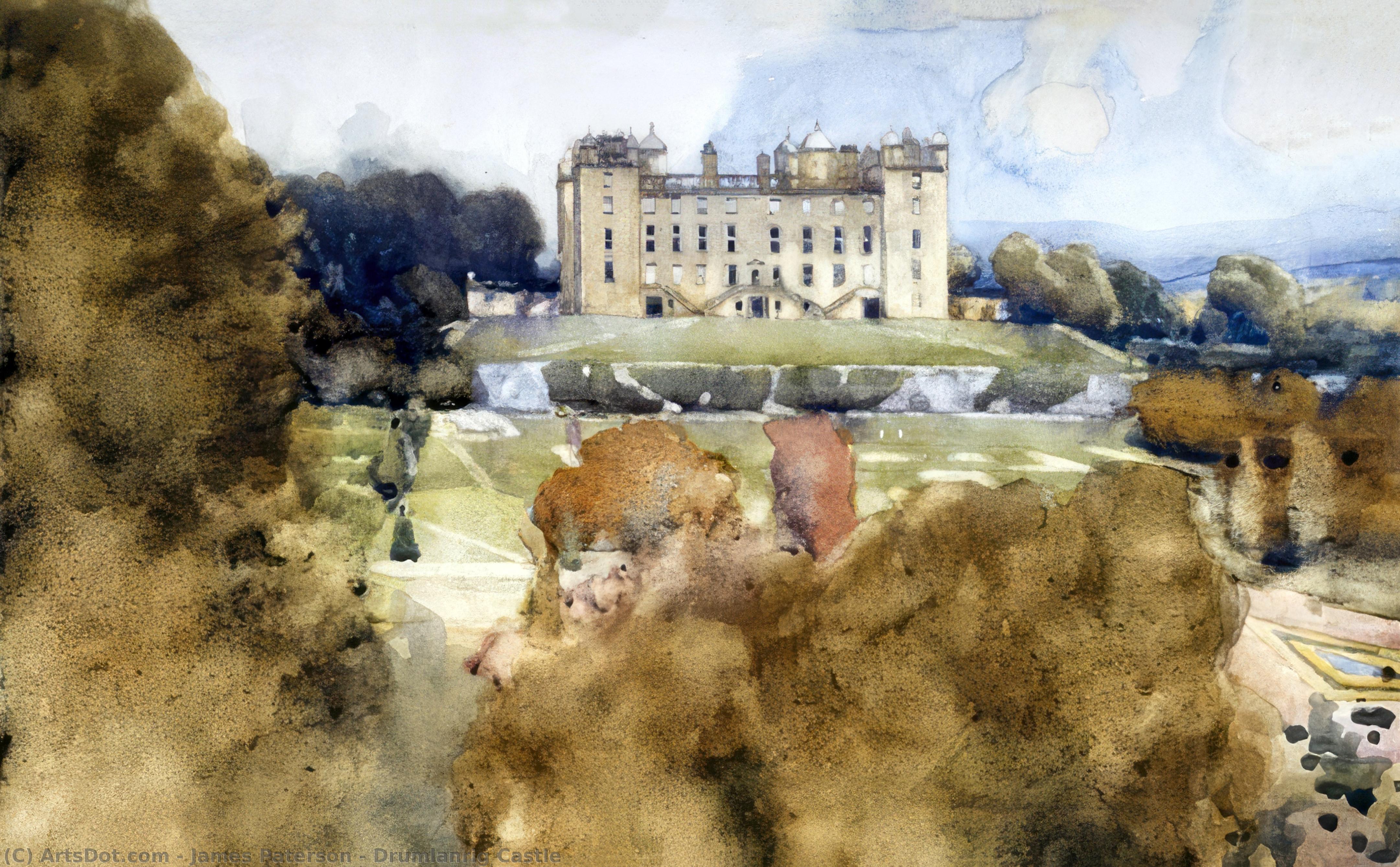 Order Oil Painting Replica Drumlanrig Castle by James Paterson (1854-1932) | ArtsDot.com