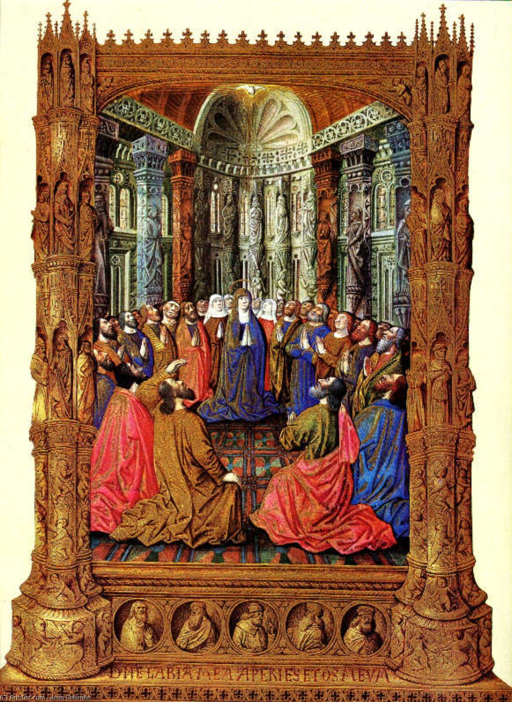 Order Art Reproductions To Begin The Hours Of The Holy Ghost, by Jean Colombe (1430-1493, France) | ArtsDot.com
