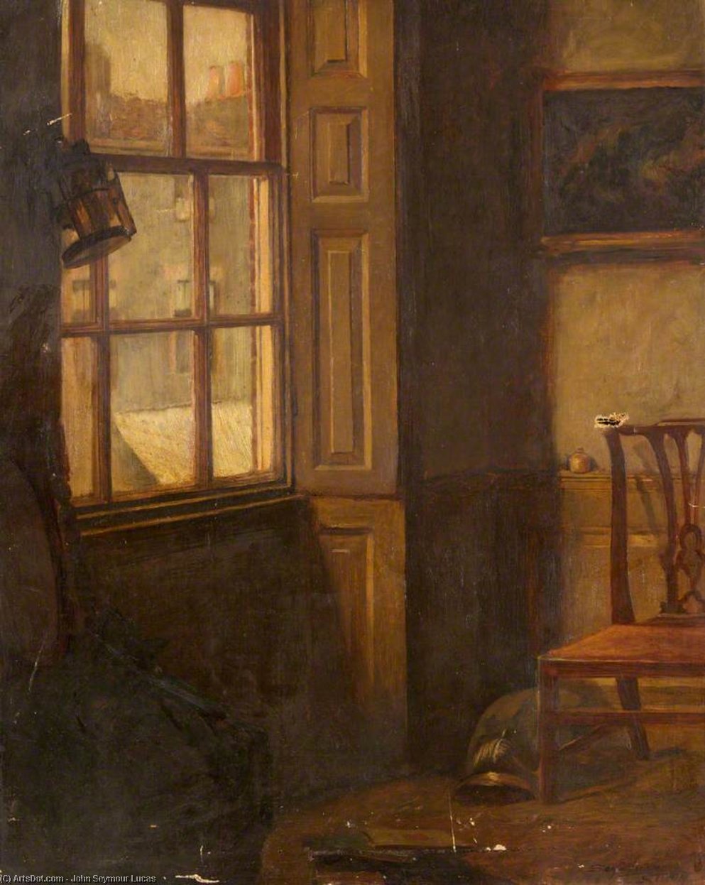 Order Art Reproductions Room Interior by John Seymour Lucas (1849-1923, United Kingdom) | ArtsDot.com