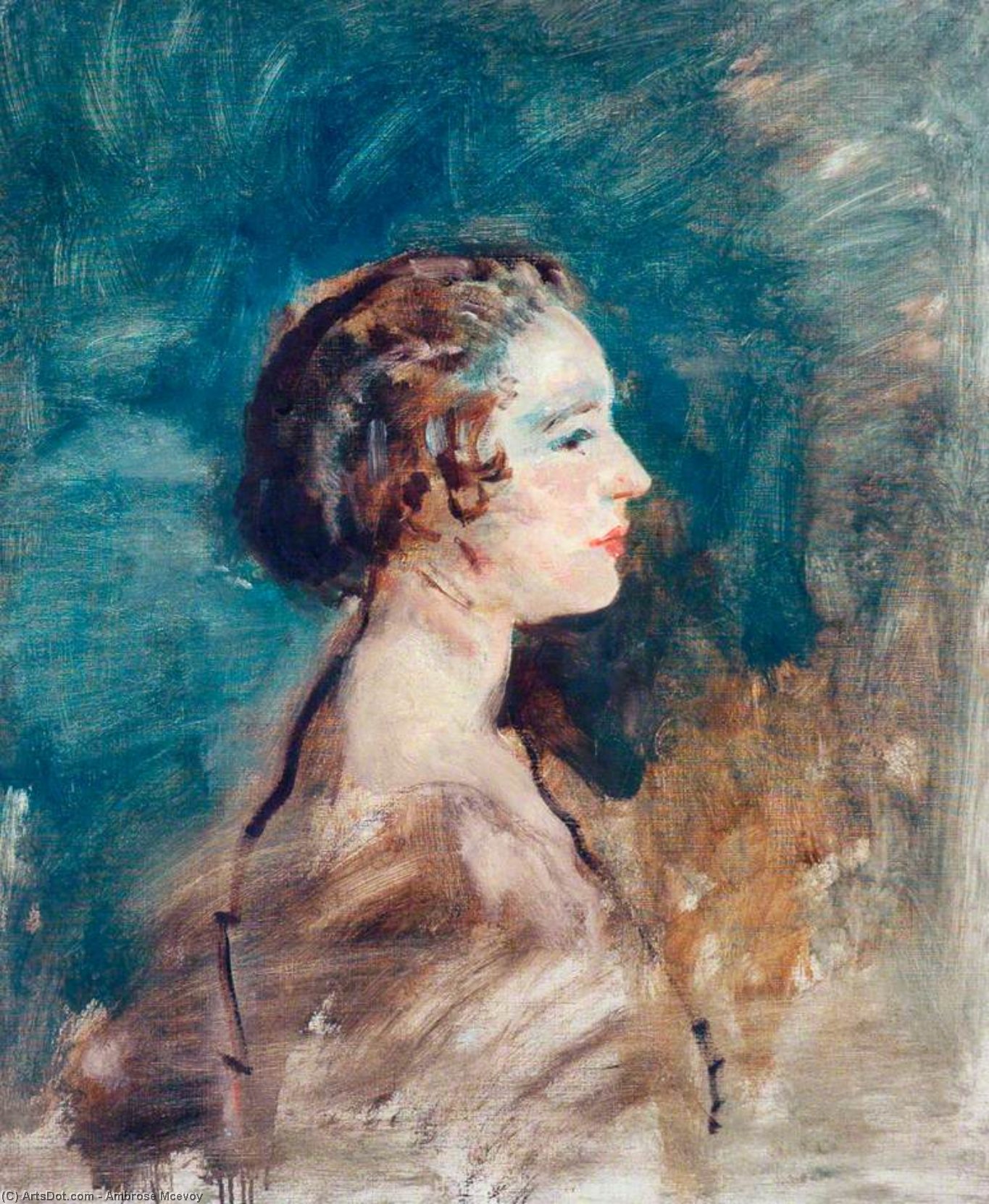 Order Oil Painting Replica Madeline by Ambrose Mcevoy (1878-1927, United Kingdom) | ArtsDot.com