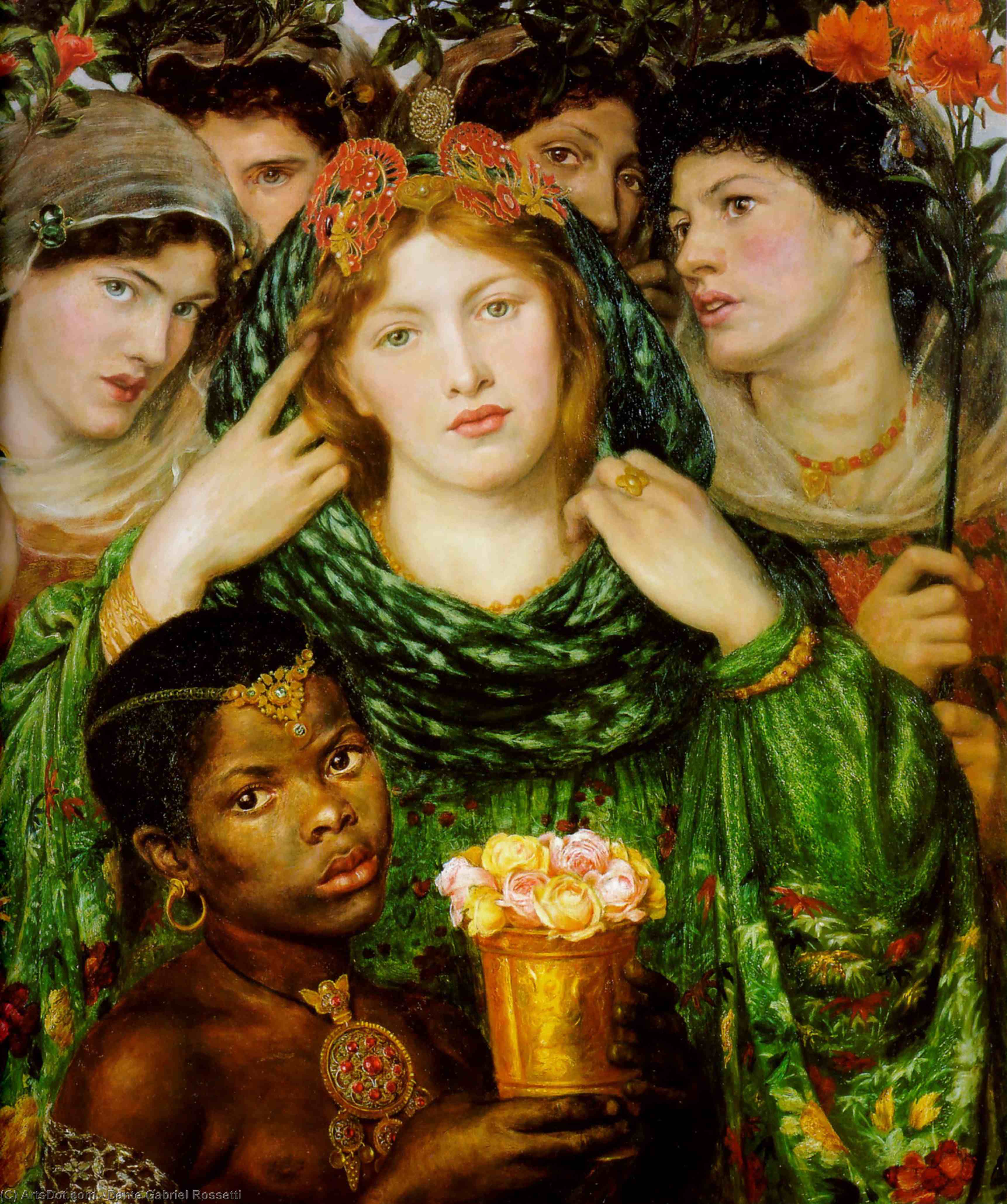 Buy Museum Art Reproductions The Beloved by Dante Gabriel Rossetti | ArtsDot.com