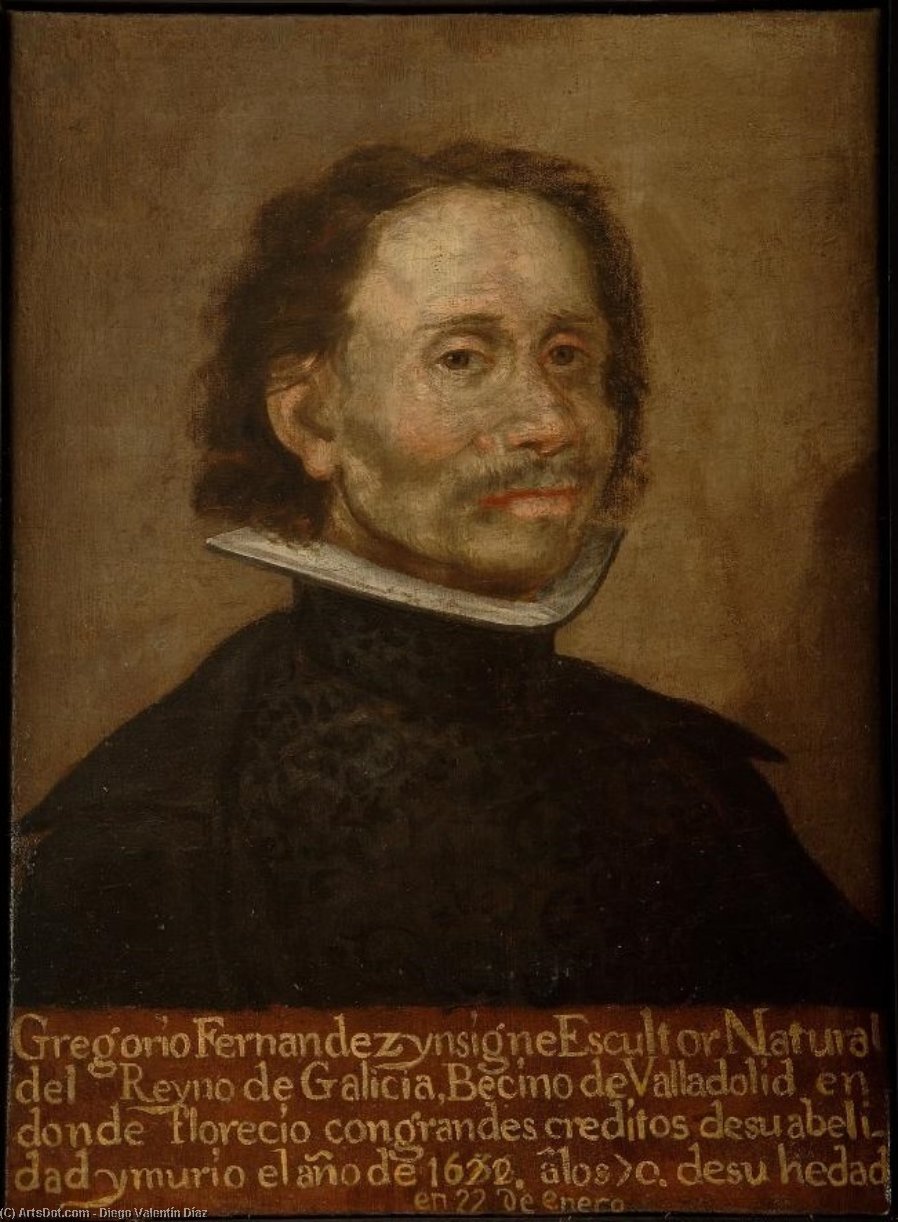 Buy Museum Art Reproductions Portrait Of The Spanish Baroque Sculptor by Diego Valentín Díaz (1586-1660, Spain) | ArtsDot.com