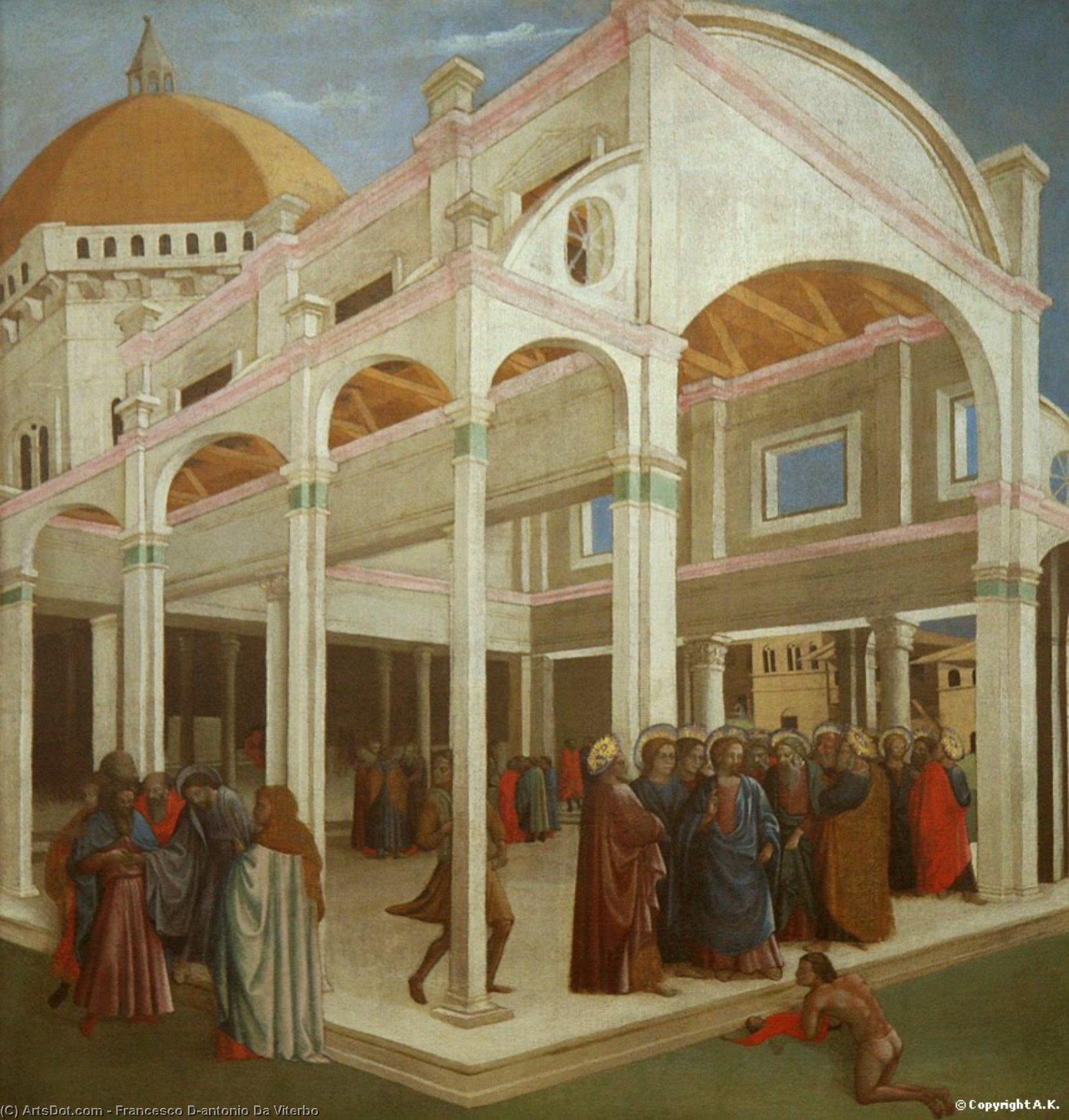 Order Oil Painting Replica Masaccio And Francesco D`antonio by Francesco D'antonio Da Viterbo (1407-1476, Italy) | ArtsDot.com