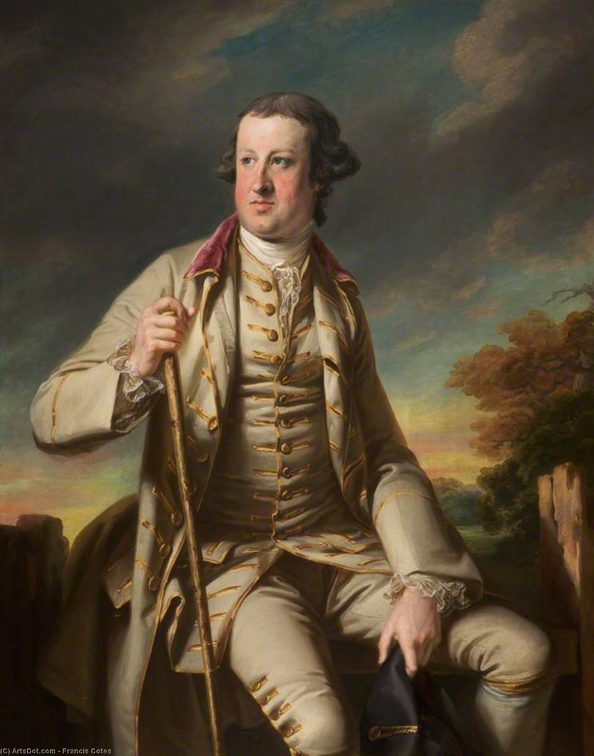 Buy Museum Art Reproductions The Honourable John Smith-barry by Francis Cotes (1726-1770, United Kingdom) | ArtsDot.com