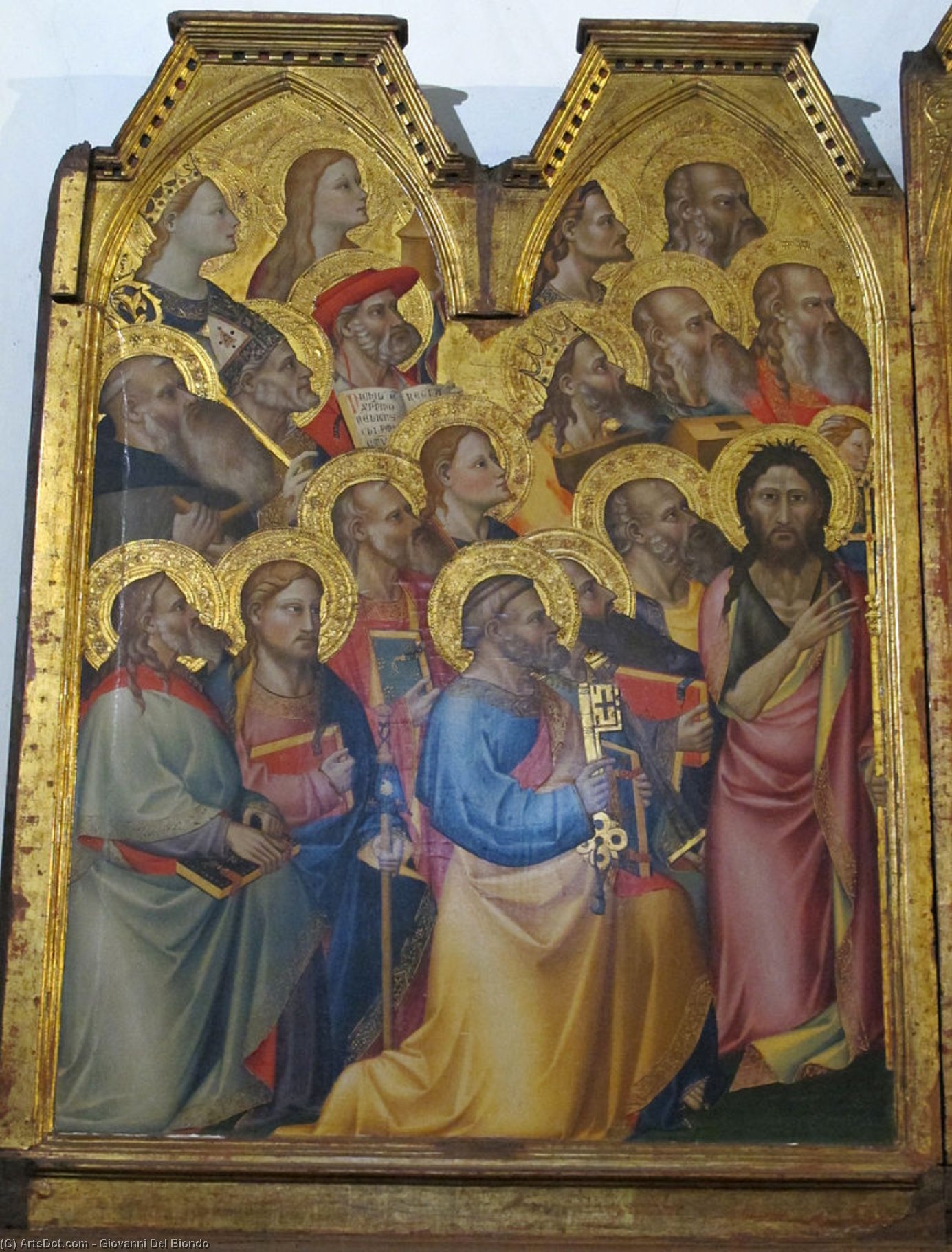 Order Oil Painting Replica Polittico Di San Giovanni Valdarno by Giovanni Del Biondo (1356-1399) | ArtsDot.com