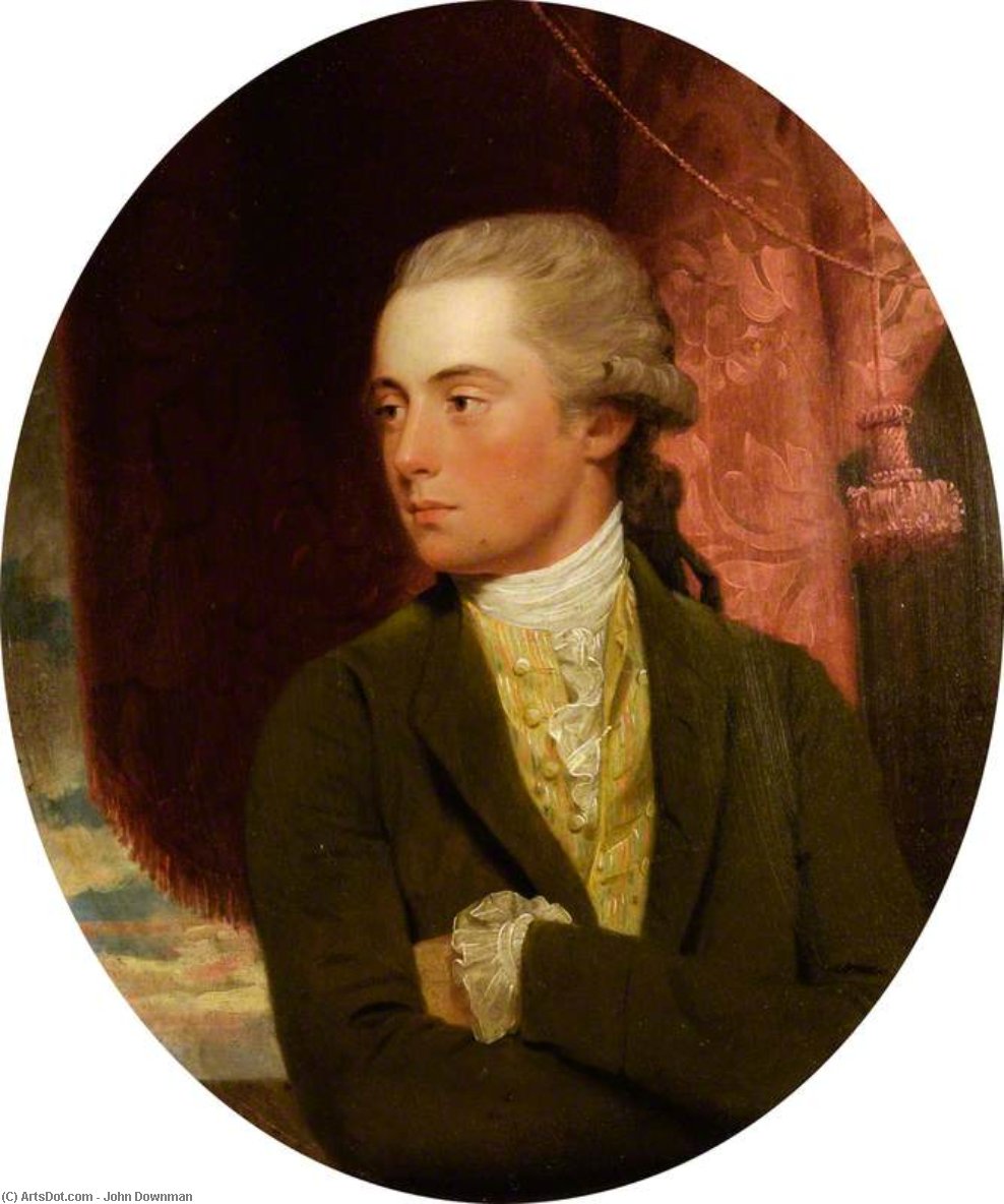 Buy Museum Art Reproductions Lord Edward Conway by John Downman (1750-1824, United Kingdom) | ArtsDot.com
