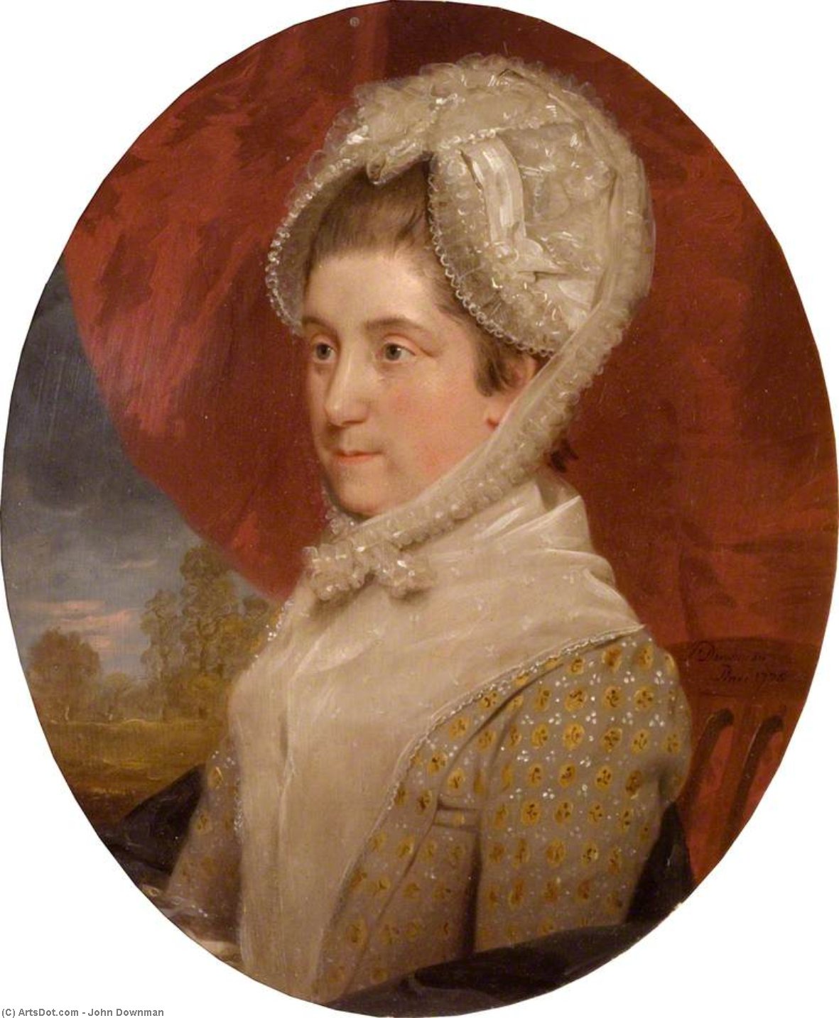 Buy Museum Art Reproductions Portrait Of A Lady by John Downman (1750-1824, United Kingdom) | ArtsDot.com