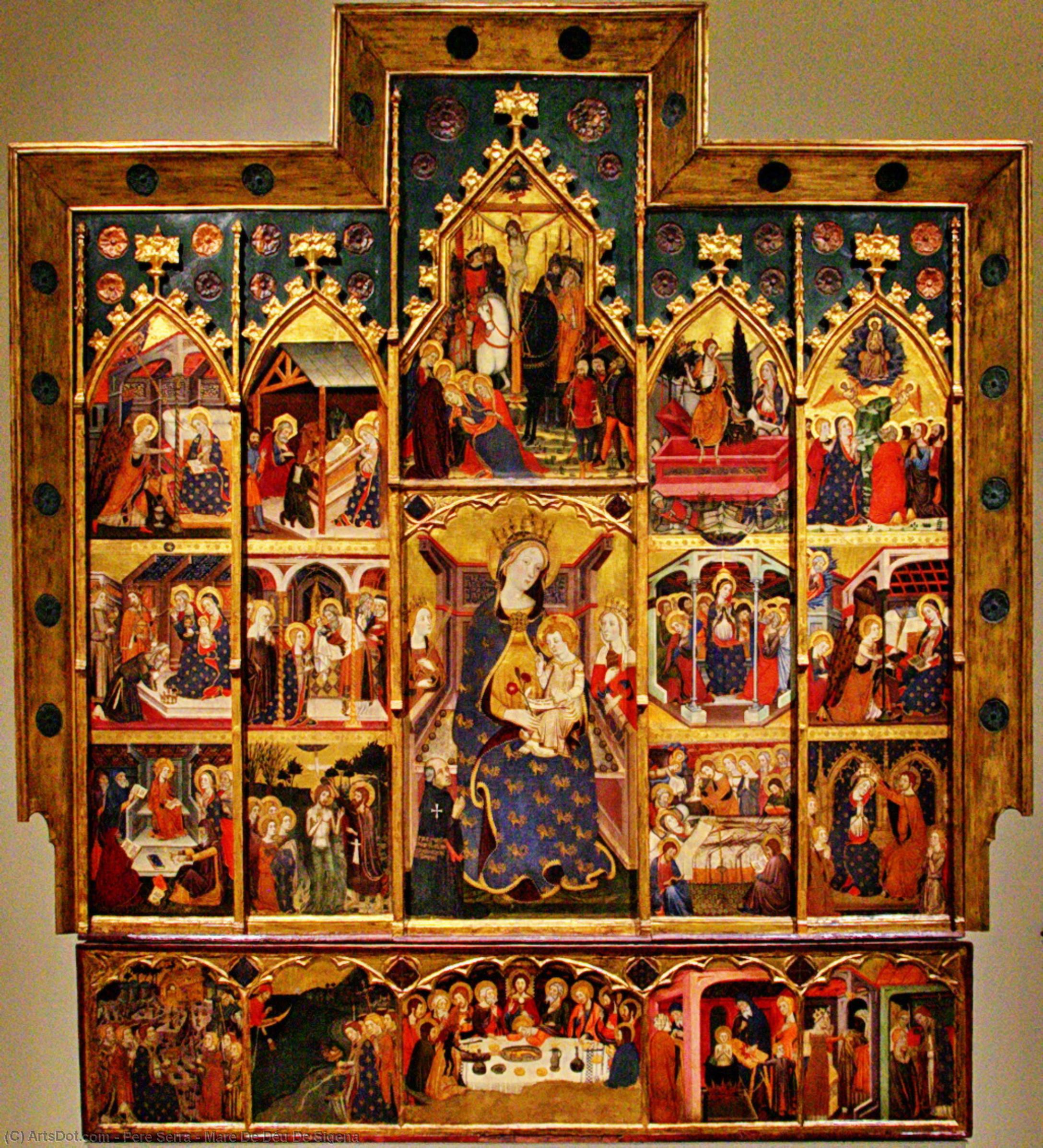 Buy Museum Art Reproductions Mare De Déu De Sigena by Pere Serra (1357-1406) | ArtsDot.com