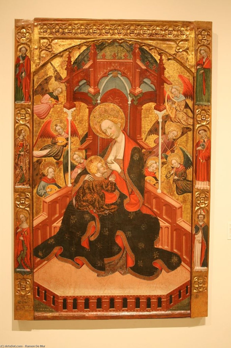 Order Oil Painting Replica Virgin Feeding The Child. By Ramon De Mur by Ramon De Mur (1380-1436, Spain) | ArtsDot.com