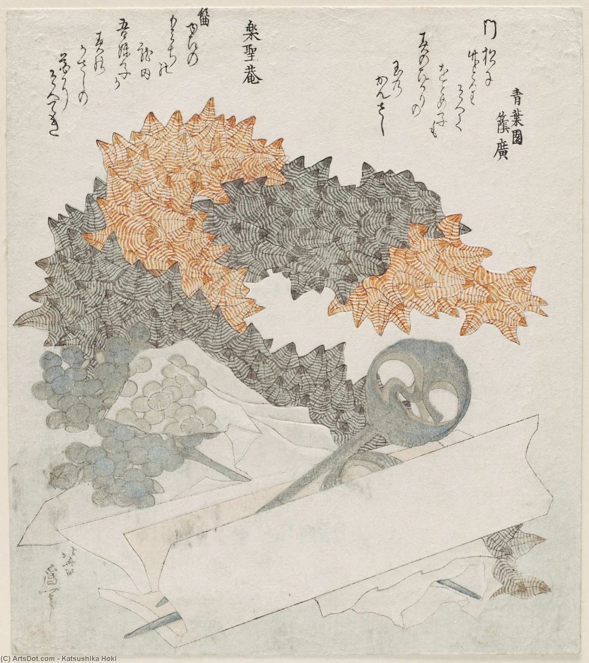 Order Paintings Reproductions Accesories For The Hair by Katsushika Hokusai (1760-1849, Japan) | ArtsDot.com