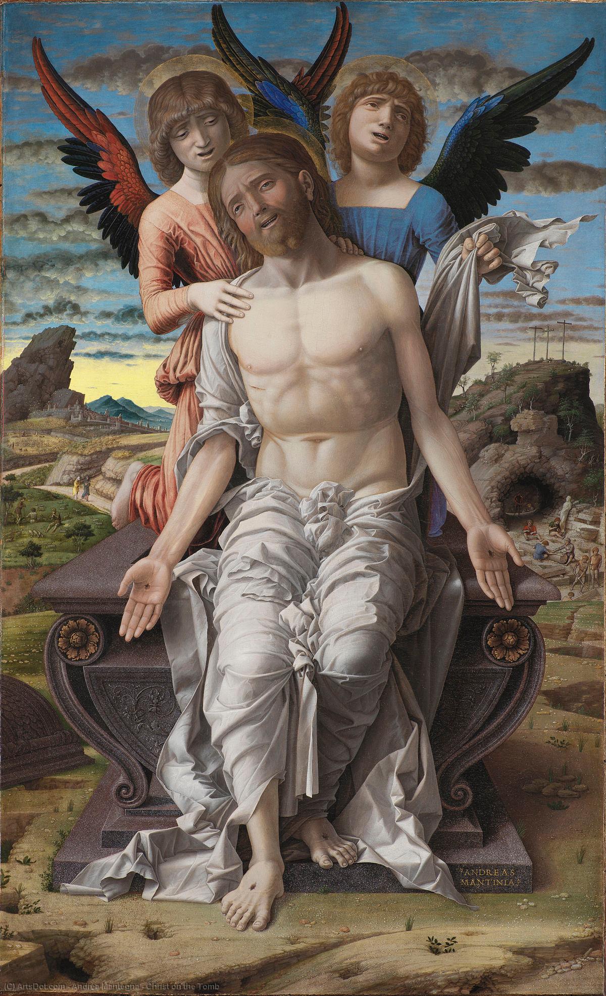 Buy Museum Art Reproductions Christ on the Tomb, 1500 by Andrea Mantegna (1431-1506, Italy) | ArtsDot.com