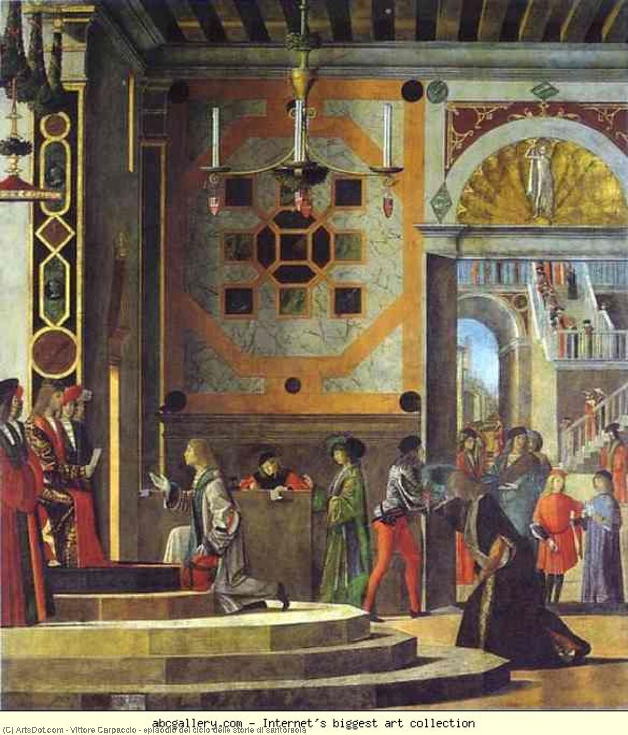 Order Paintings Reproductions episodio del ciclo delle storie di santorsola by Vittore Carpaccio (1465-1526, Italy) | ArtsDot.com