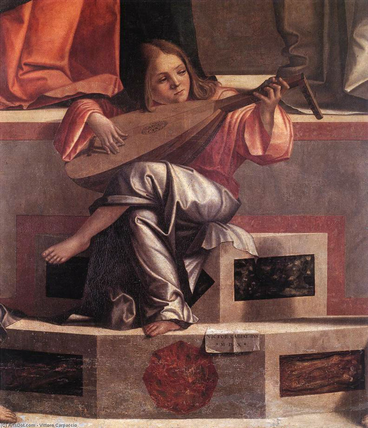 Buy Museum Art Reproductions Presentation of Jesus in the Temple (detail) by Vittore Carpaccio (1465-1526, Italy) | ArtsDot.com