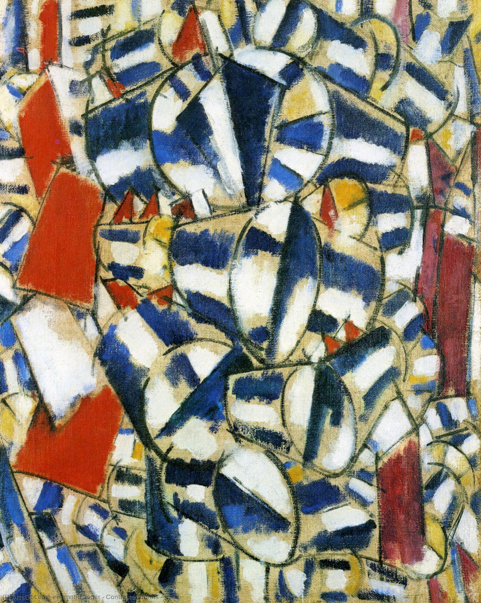 Order Artwork Replica Contrasted forms - -, 1914 by Fernand Leger (Inspired By) (1881-1955, France) | ArtsDot.com
