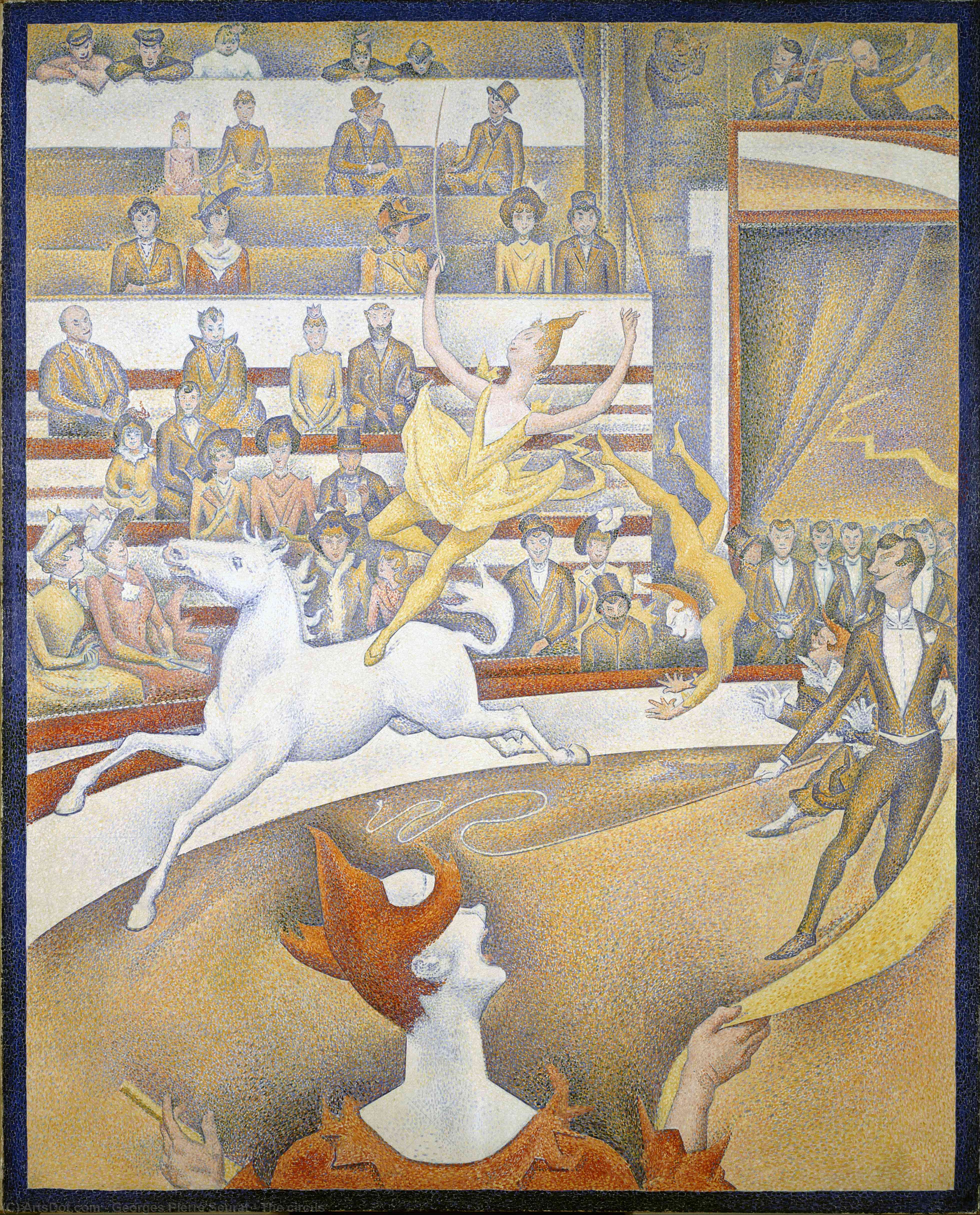 Buy Museum Art Reproductions The circus by Georges Pierre Seurat (1859-1891, France) | ArtsDot.com