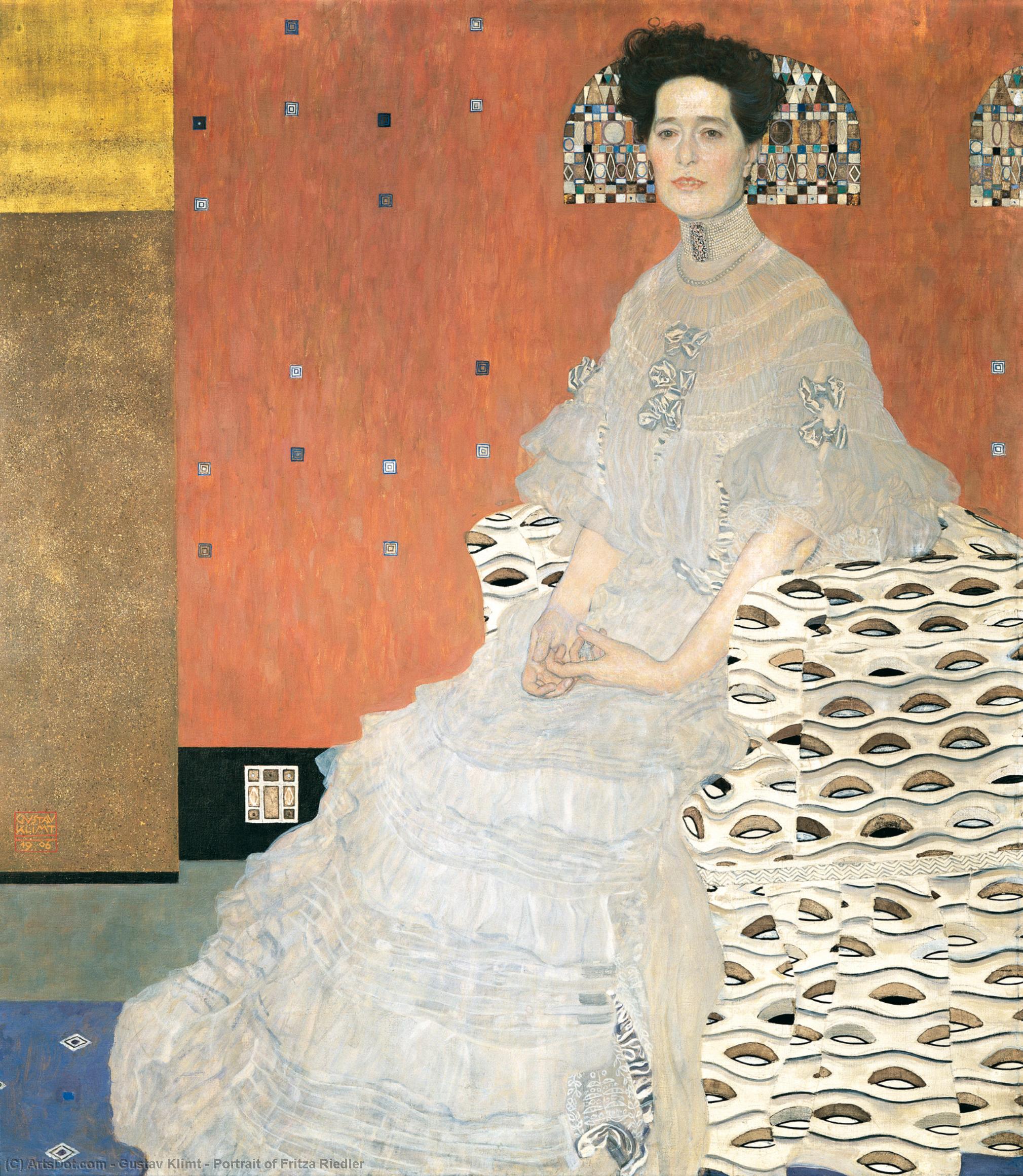 Order Artwork Replica Portrait of Fritza Riedler by Gustave Klimt (1862-1918, Austria) | ArtsDot.com