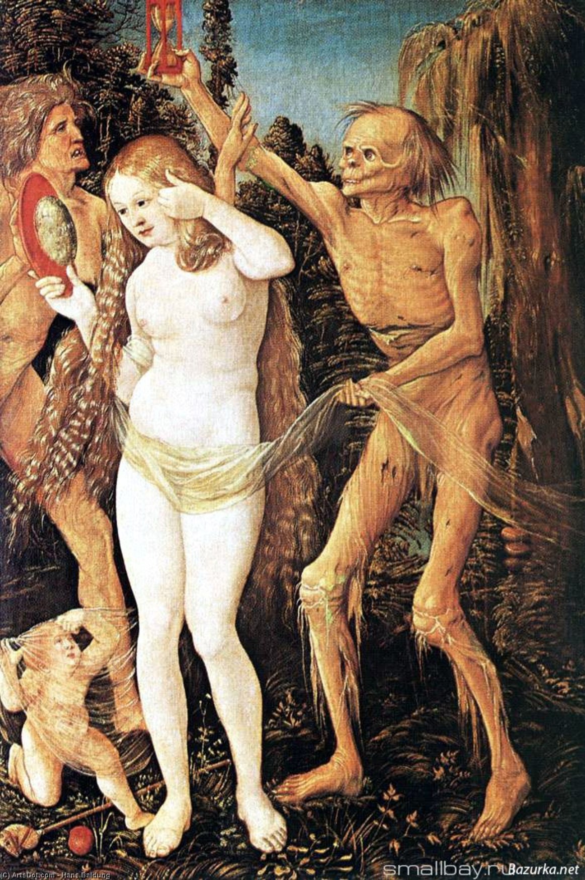 Order Artwork Replica three ages of the woman and the death by Hans Baldung (1485-1545, Germany) | ArtsDot.com