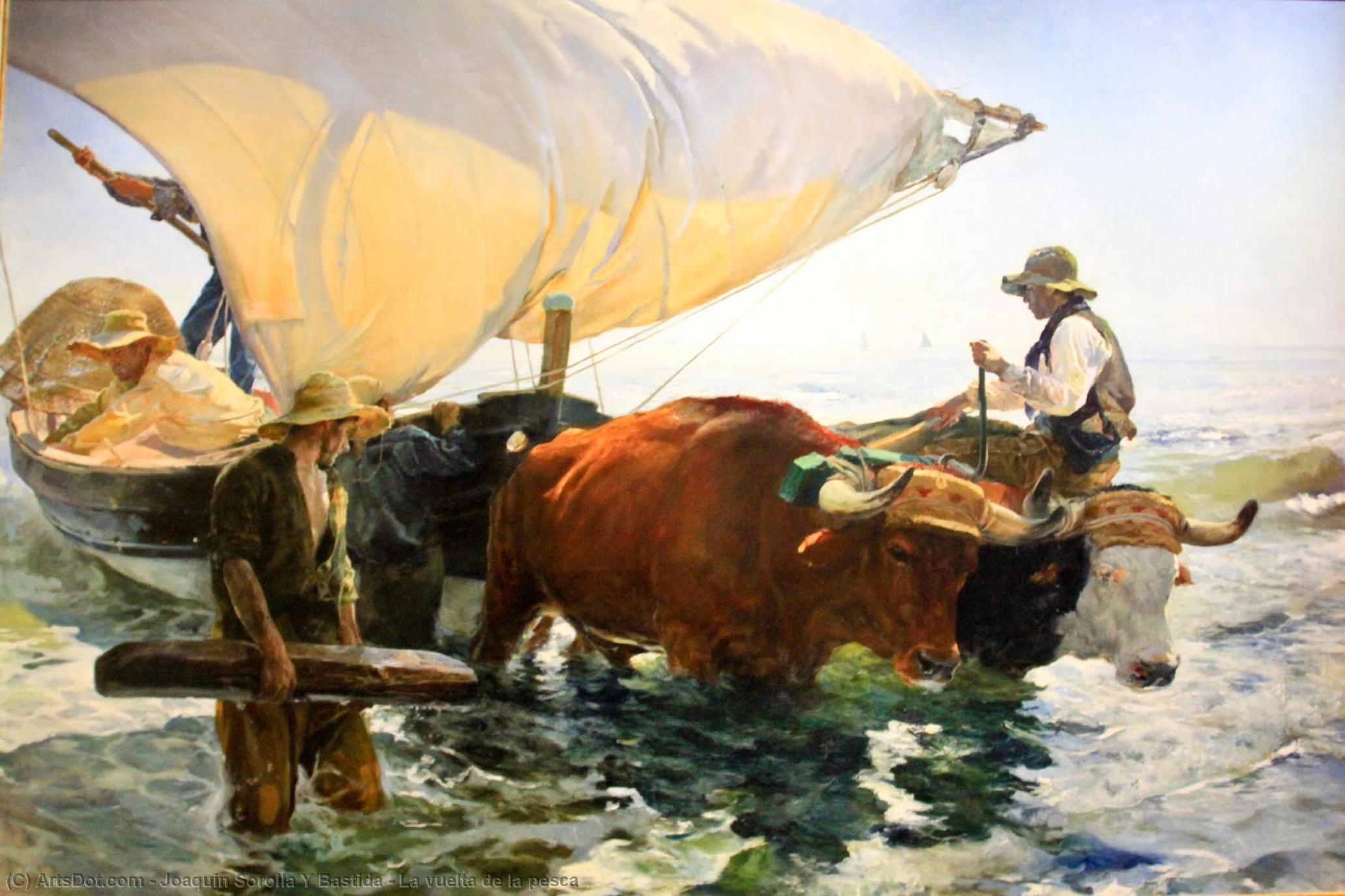 Order Artwork Replica La vuelta de la pesca, 1894 by Joaquin Sorolla Y Bastida (1863-1923, Spain) | ArtsDot.com
