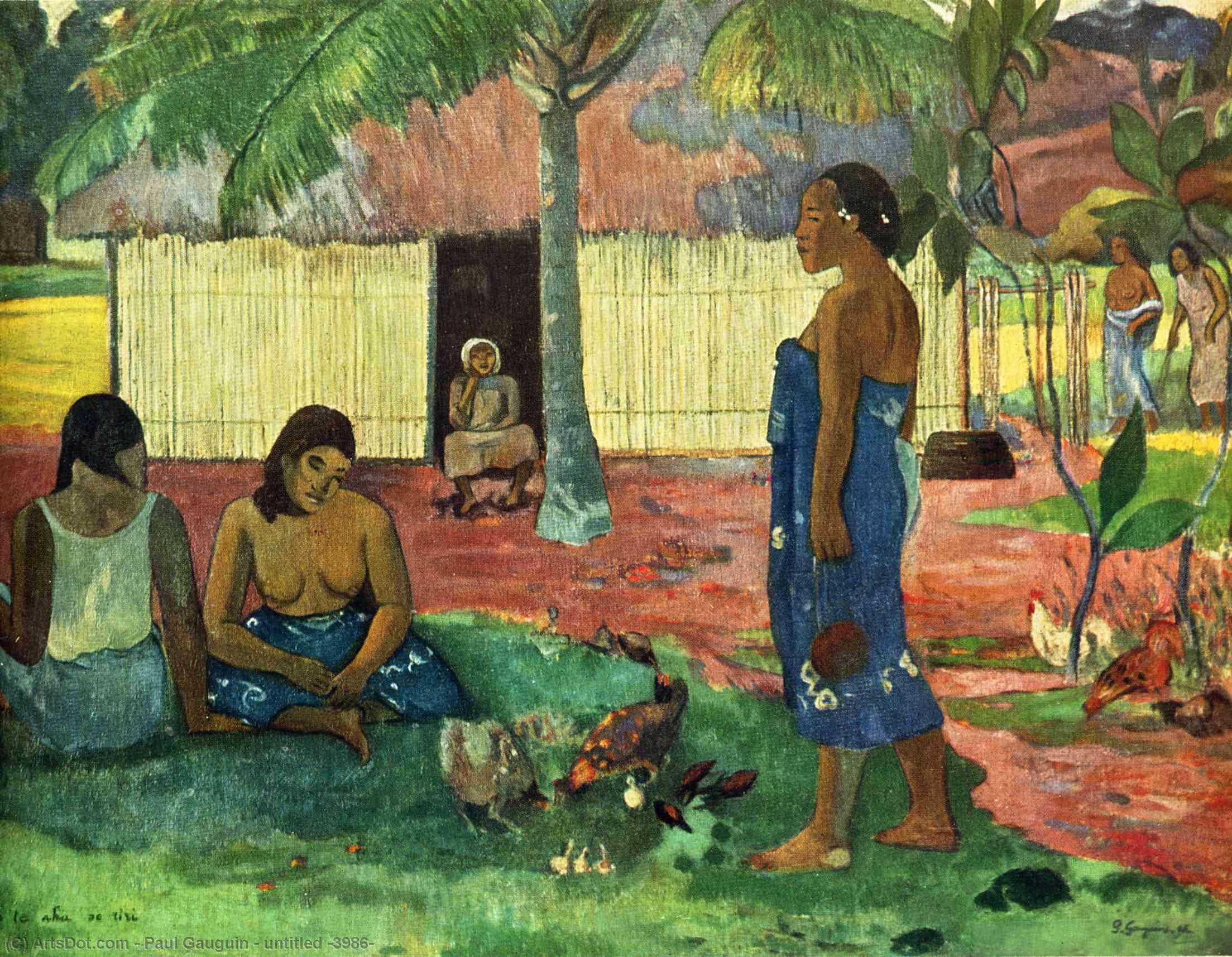 Order Oil Painting Replica untitled (3986) by Paul Gauguin (1848-1903, France) | ArtsDot.com