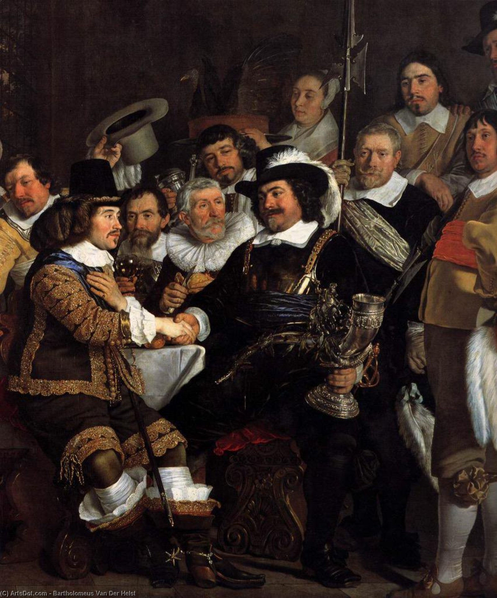 Buy Museum Art Reproductions Celebration of the Peace of Münster, ), 1648 by Bartholomeus Van Der Helst (1613-1670, Netherlands) | ArtsDot.com