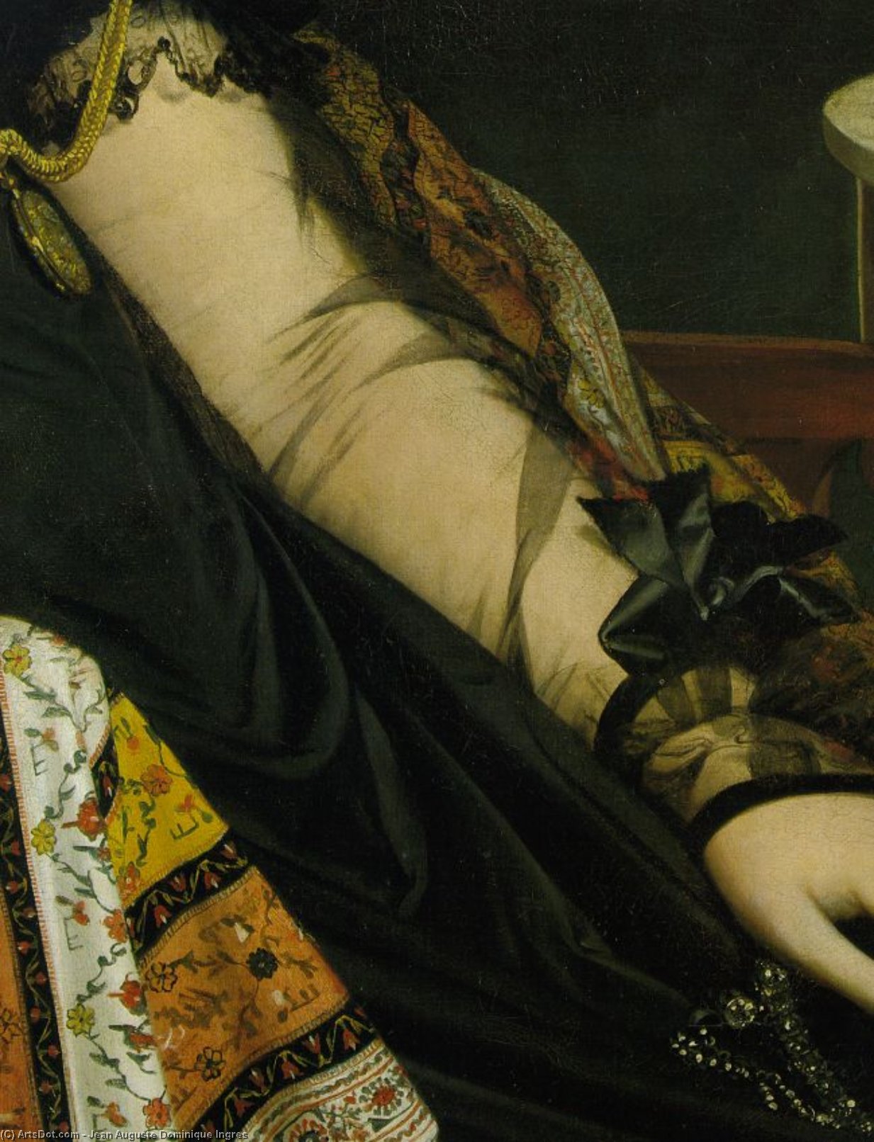 Buy Museum Art Reproductions Francoise poncelle, madame leblanc by Jean Auguste Dominique Ingres (1780-1867, France) | ArtsDot.com