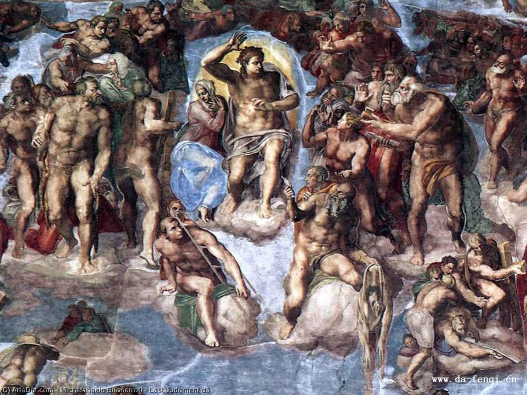 Order Oil Painting Replica Last Judgment d3 by Michelangelo Buonarroti (1475-1564, Italy) | ArtsDot.com