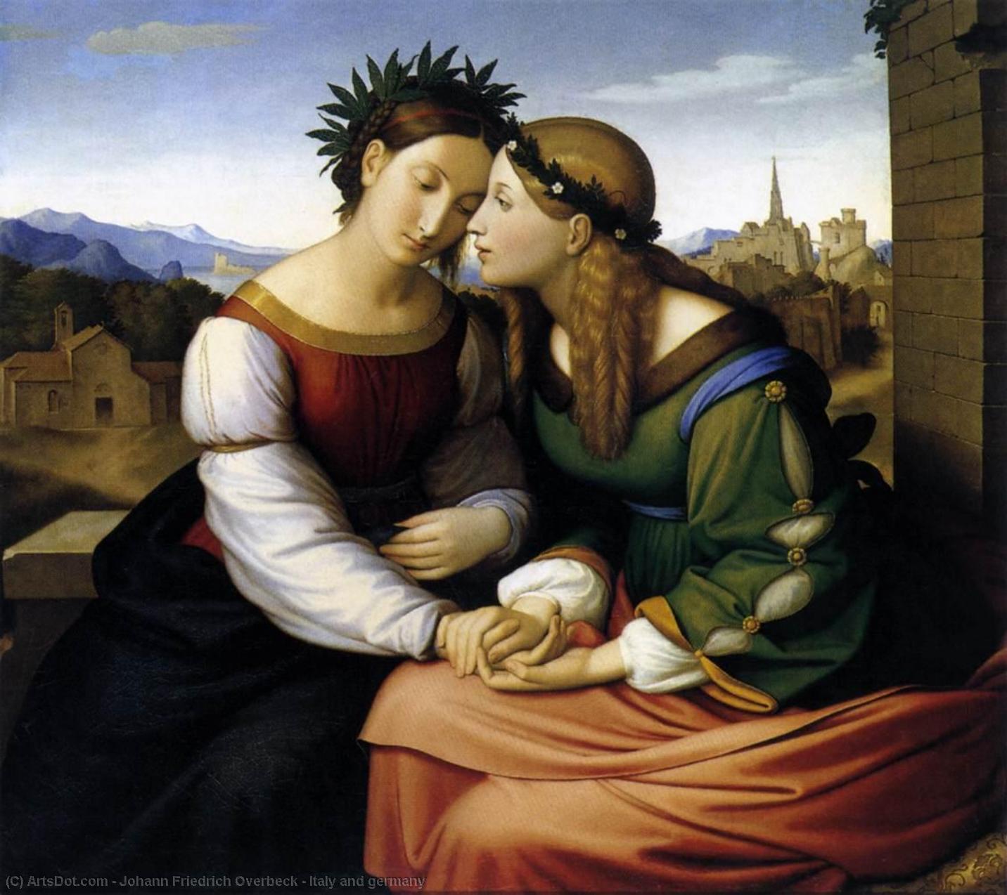Order Art Reproductions Italy and germany by Johann Friedrich Overbeck (1789-1869, Germany) | ArtsDot.com
