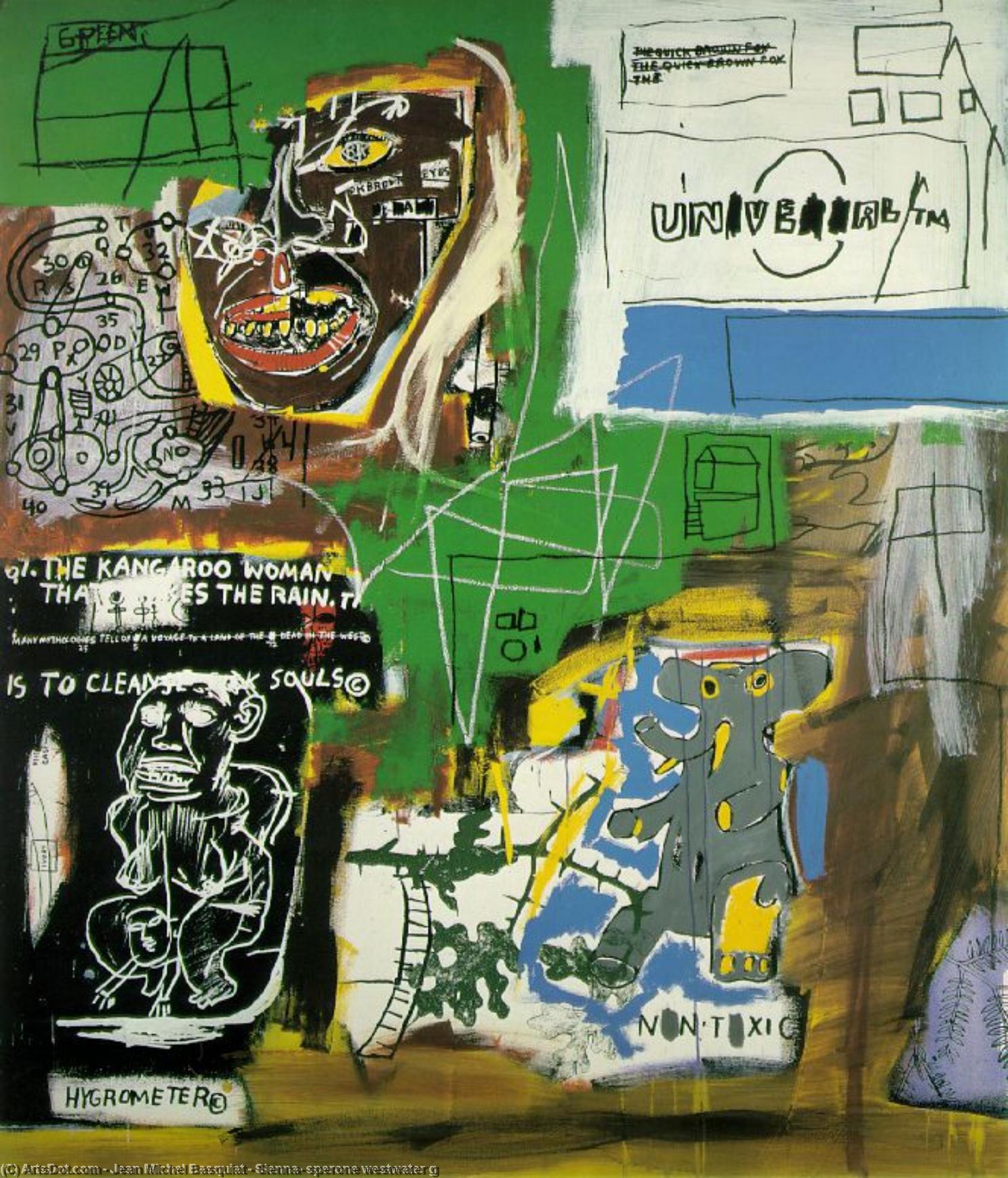 Buy Museum Art Reproductions Sienna, sperone westwater g, 1984 by Jean Michel Basquiat (Inspired By) (1960-1988, United States) | ArtsDot.com