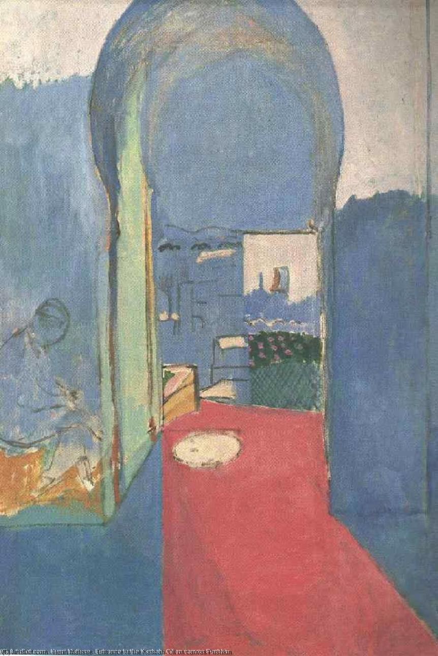 Order Oil Painting Replica Entrance to the Kasbah, Oil on canvas Pushkin, 1912 by Henri Matisse (Inspired By) (1869-1954, France) | ArtsDot.com