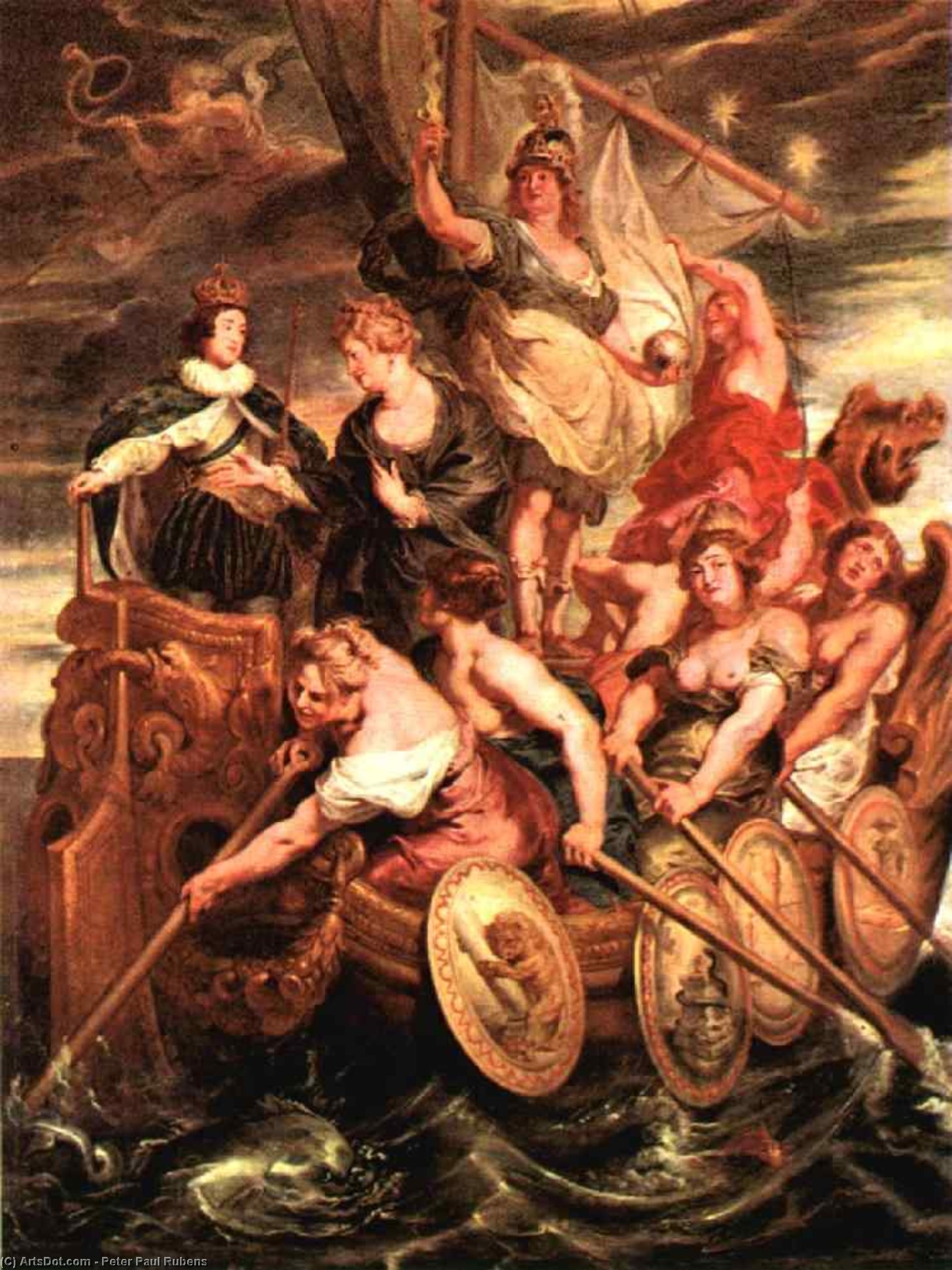 Buy Museum Art Reproductions The Majority of Louis XIII, Louvre, 1625 by Peter Paul Rubens (1577-1640, Germany) | ArtsDot.com